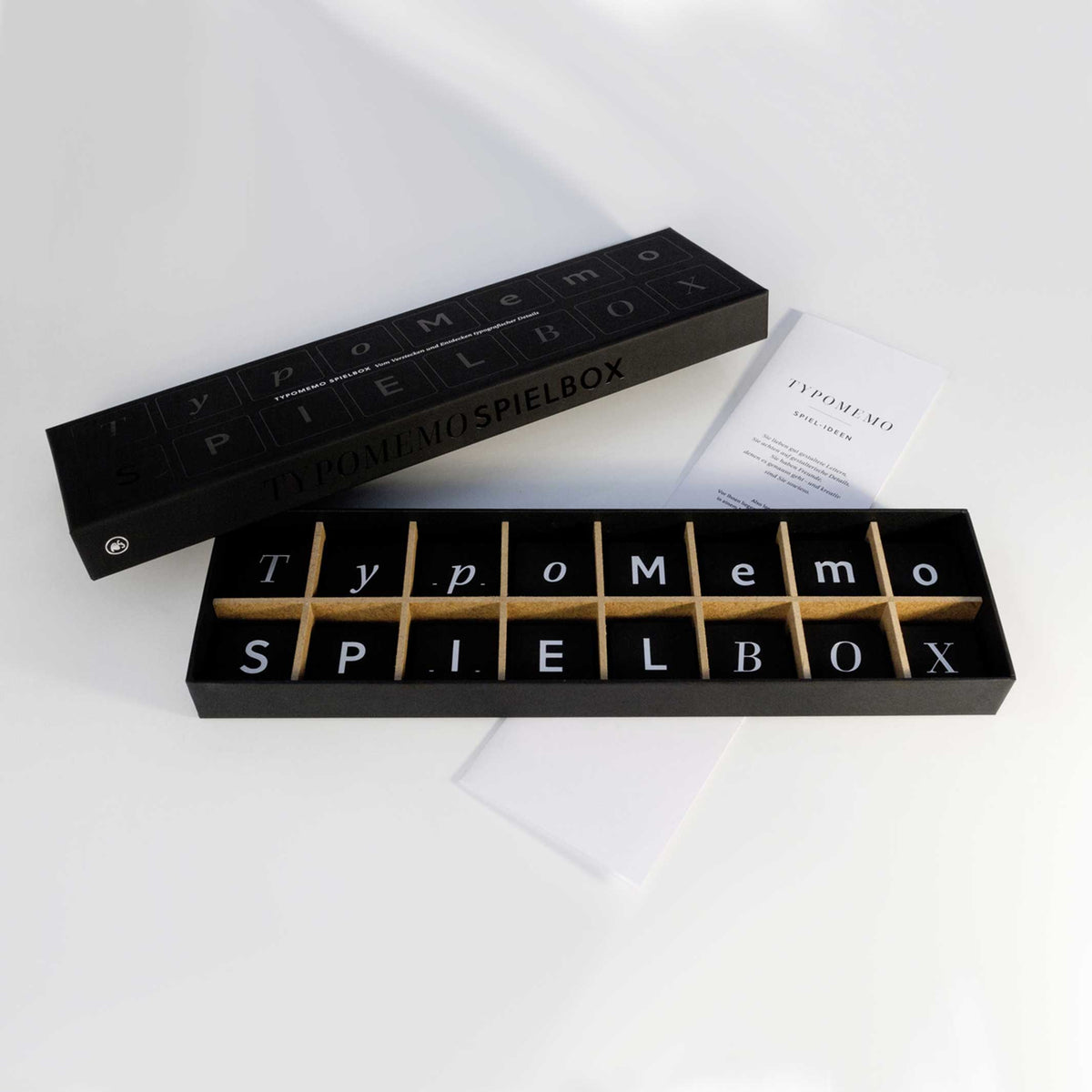 TYPOMEMO - Coffret jeu typographie | Bertram Schmidt-Friderichs | Éditions Hermann Schmidt