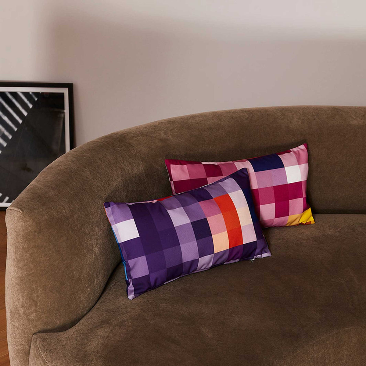 COUSSIN PIXEL MERCURY - coussin étroit - 30x50 cm - 100% Trevira CS | Cristian Zuzunaga