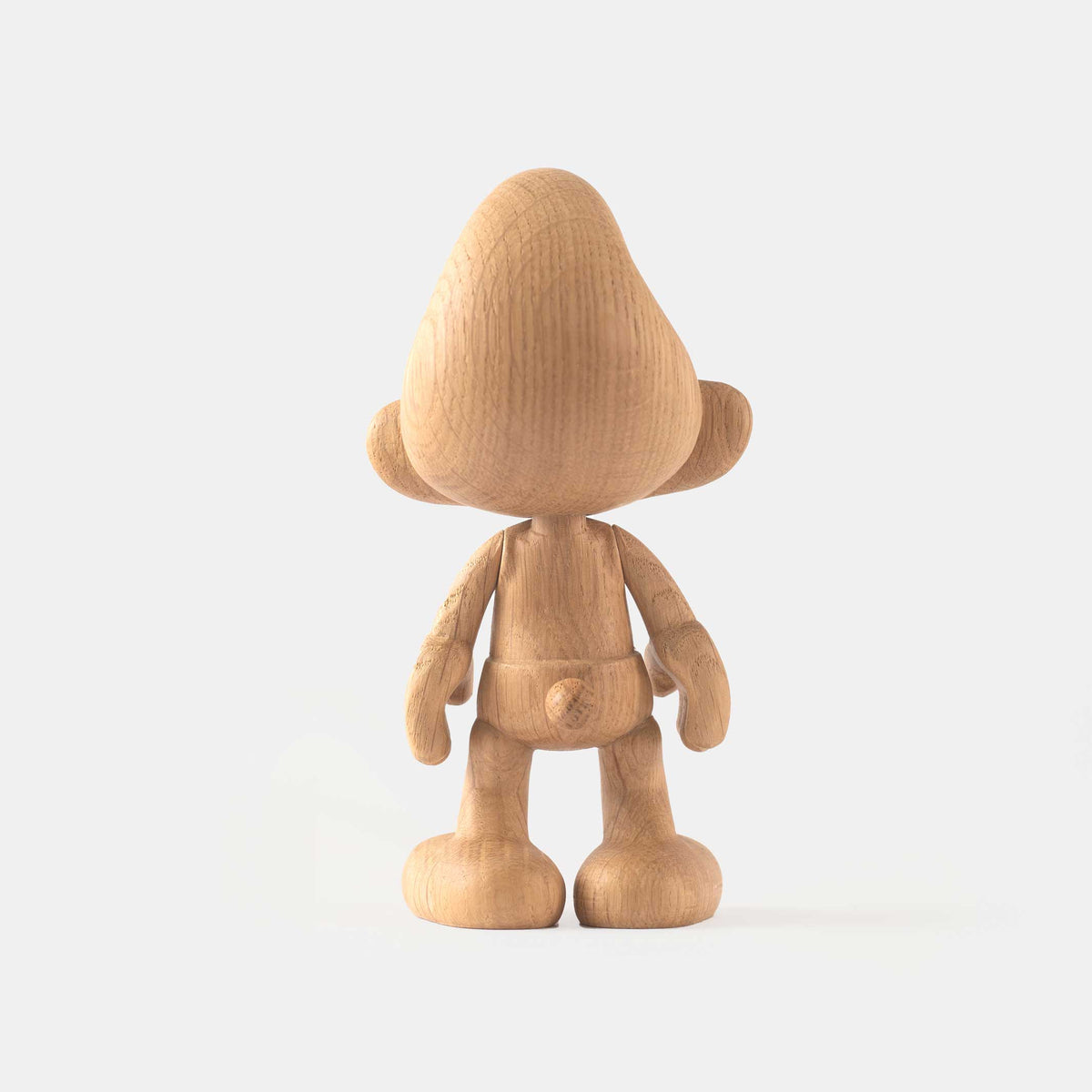 Holzfigur Schlumpf Klein – Eiche · 13,5 cm | boyhood × Schlümpfe