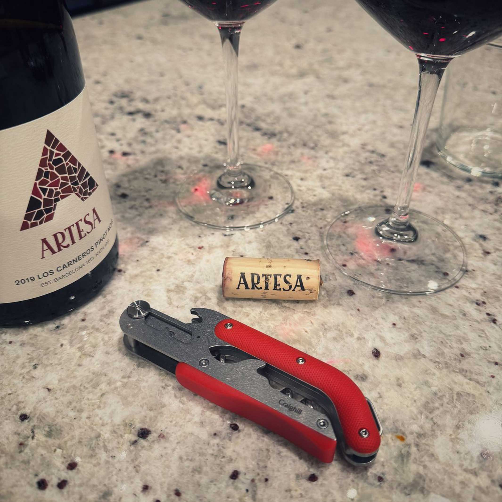 BEST WINE KEY - Roter Flaschenöffner & Korkenzieher | Craighill