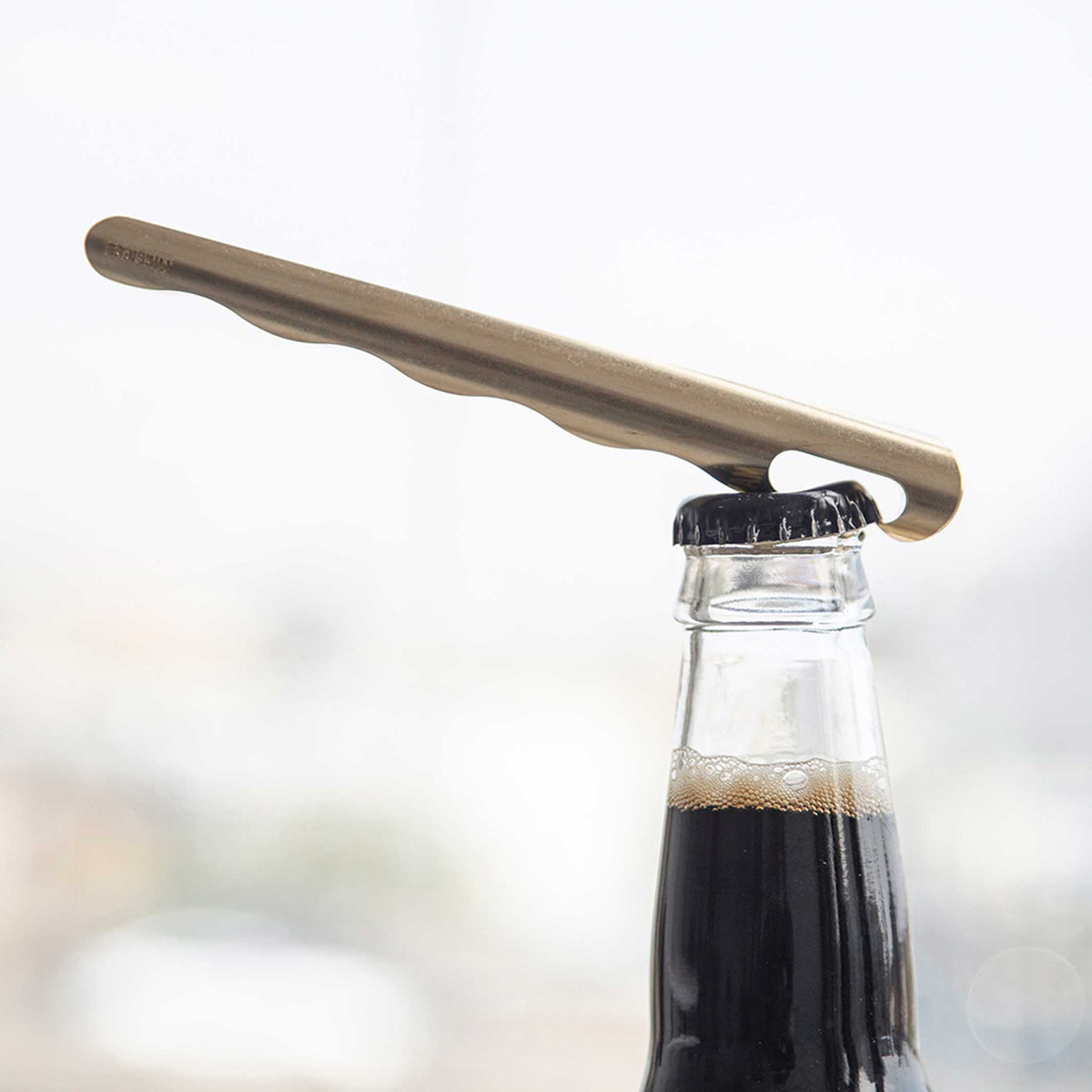 Bottle Opener Ripple – Brass · 17.8 cm | Craighill