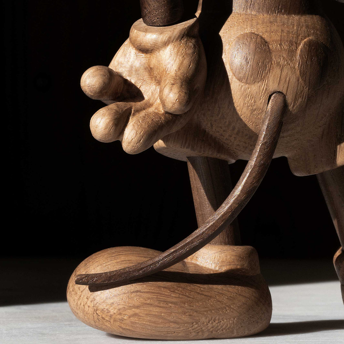 Wooden Figure Mickey Mouse Large – Oak · 24 cm | boyhood × Disney