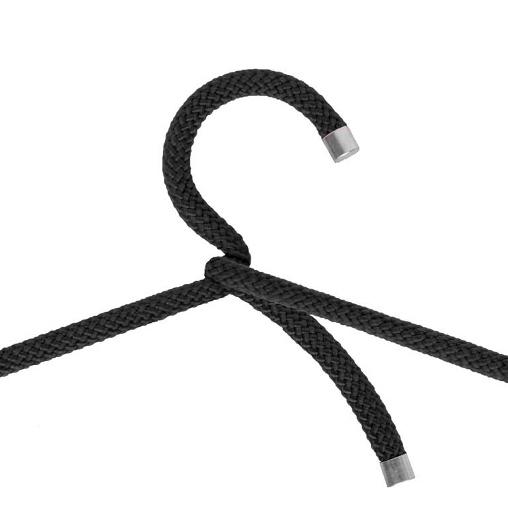 Kleiderbügel Rope Hanger, Schwarz