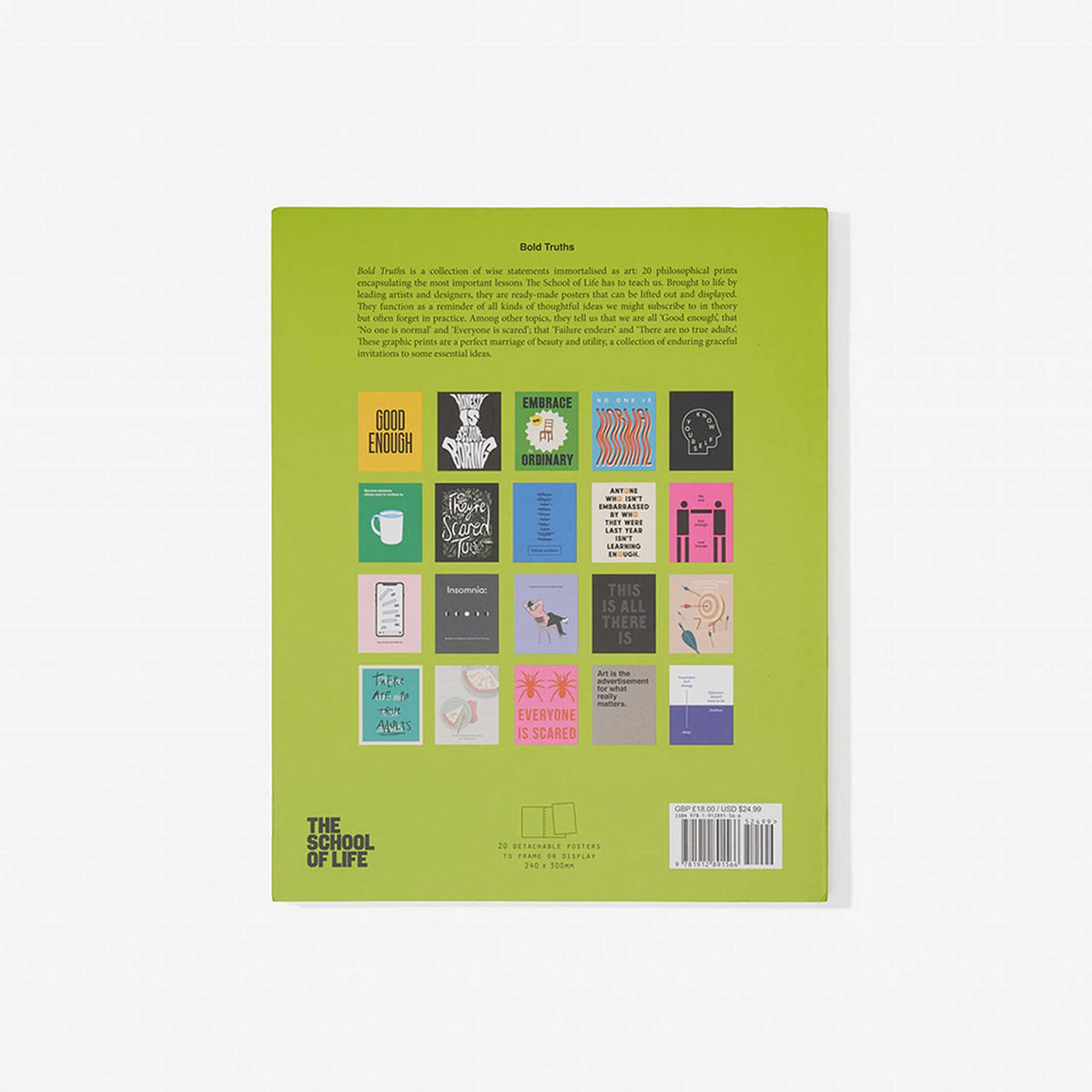 Poster Book "Bold Truths" – 20 Prints | The School of Life