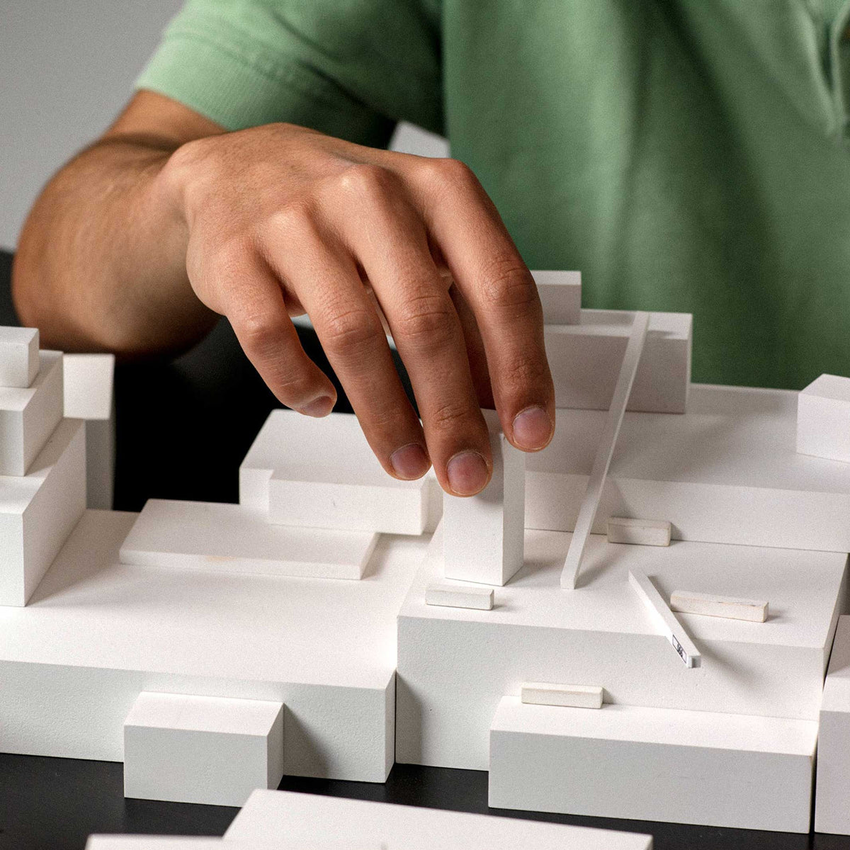 ARCHITECTON | Ensemble de blocs de construction d'architecture en bois | C4 Grande version | BeaMalevich