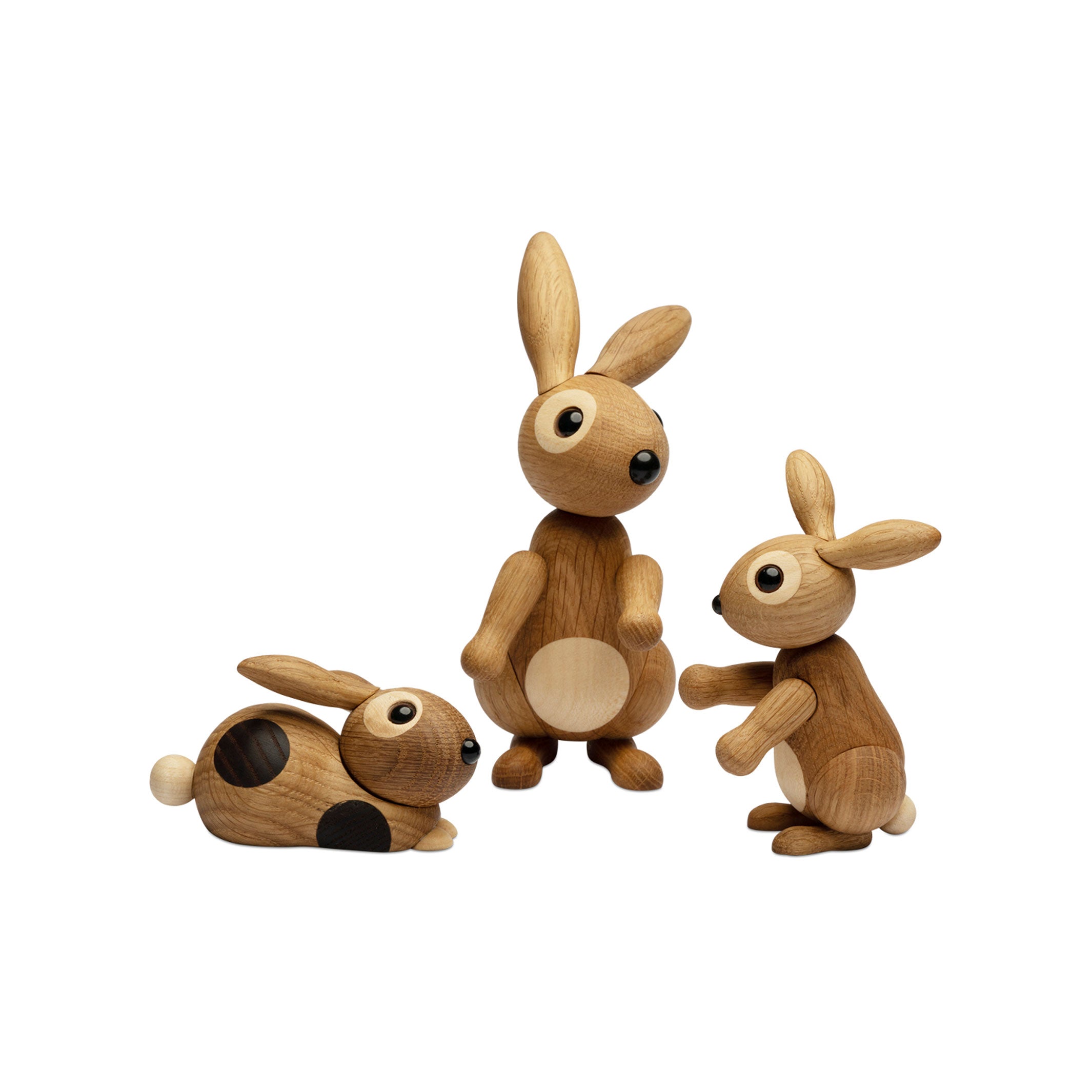 Wooden Rabbit Bonnie – Oak · 6 cm | Spring Copenhagen