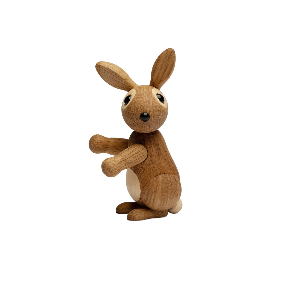 Wooden Baby Rabbit Bounce – Oak · 9 cm | Spring Copenhagen