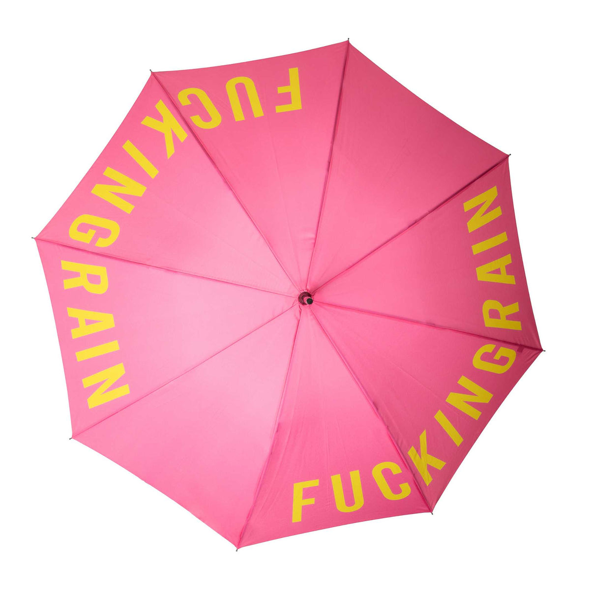 Regenschirm "Fucking Rain" – Pink · Statement · Ø 106 cm | Fisura