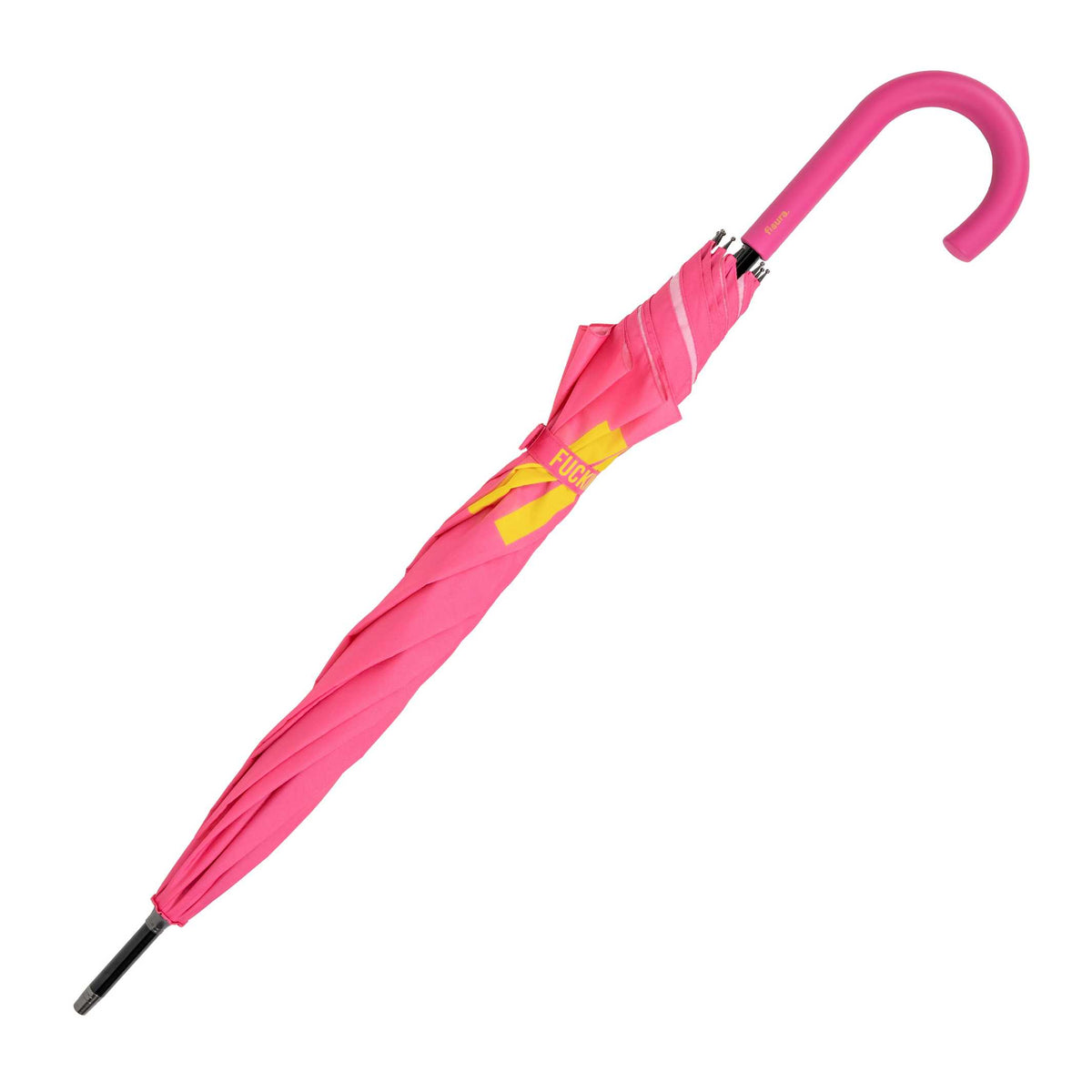 Regenschirm "Fucking Rain" – Pink · Statement · Ø 106 cm | Fisura