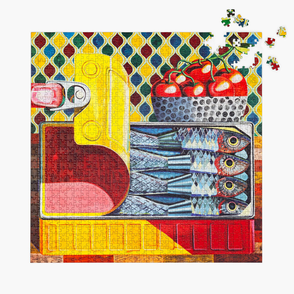 SARDINES with CHERRY TOMATOES - Puzzle 1.000 Teile - Kristof Santy | parkside