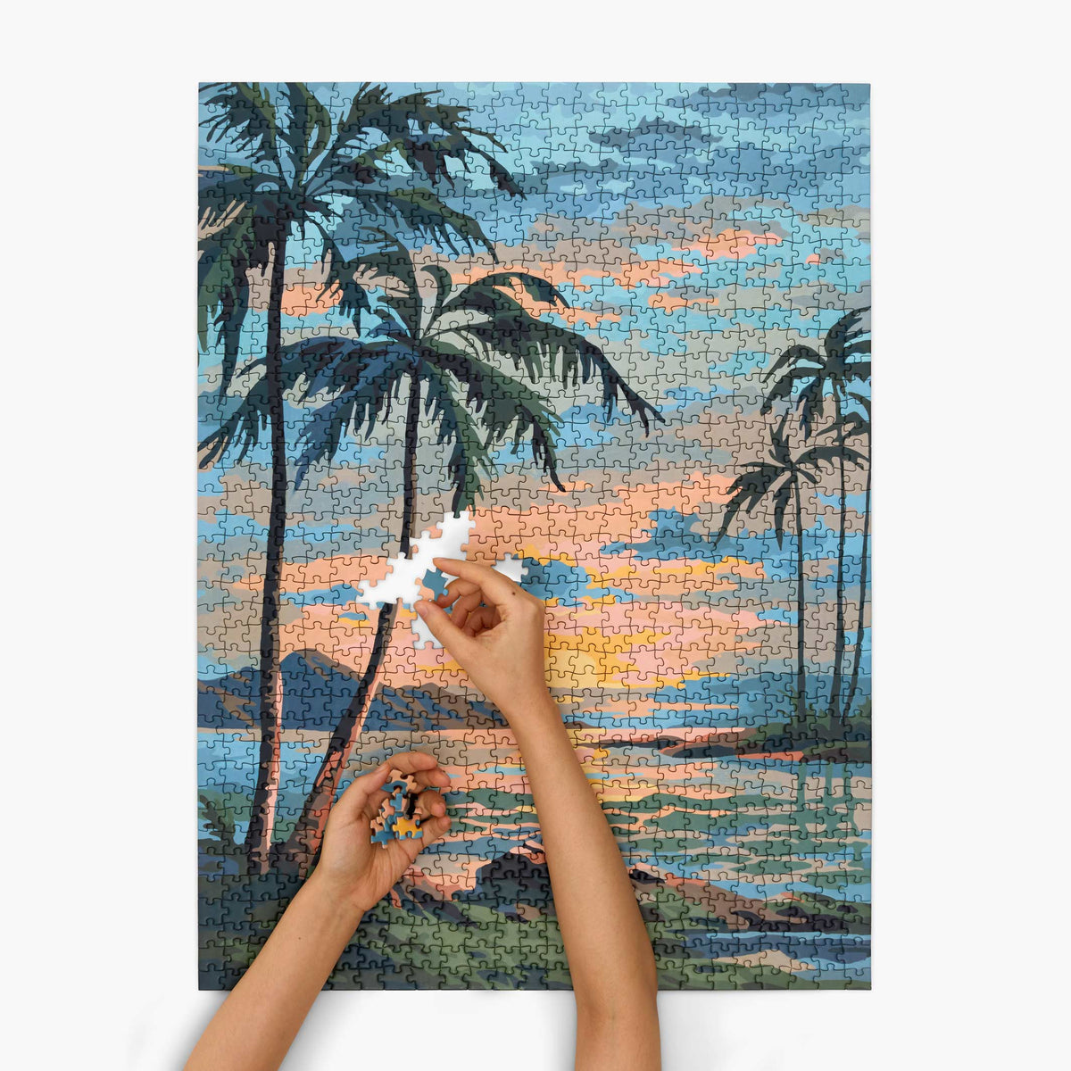 TROPICS - Vintage Paint by Numbers - Rompecabezas 1.000 piezas | parkside