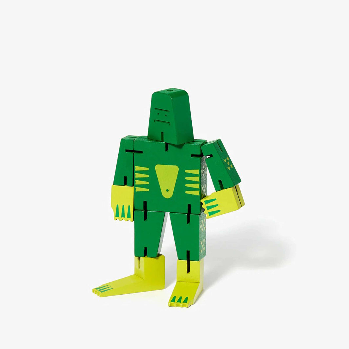 CUBEBOT CRYPTOIDS CRIATURA DEL PANTANO - Robot rompecabezas 3D verde - Pequeño | David Weeks | Areaware