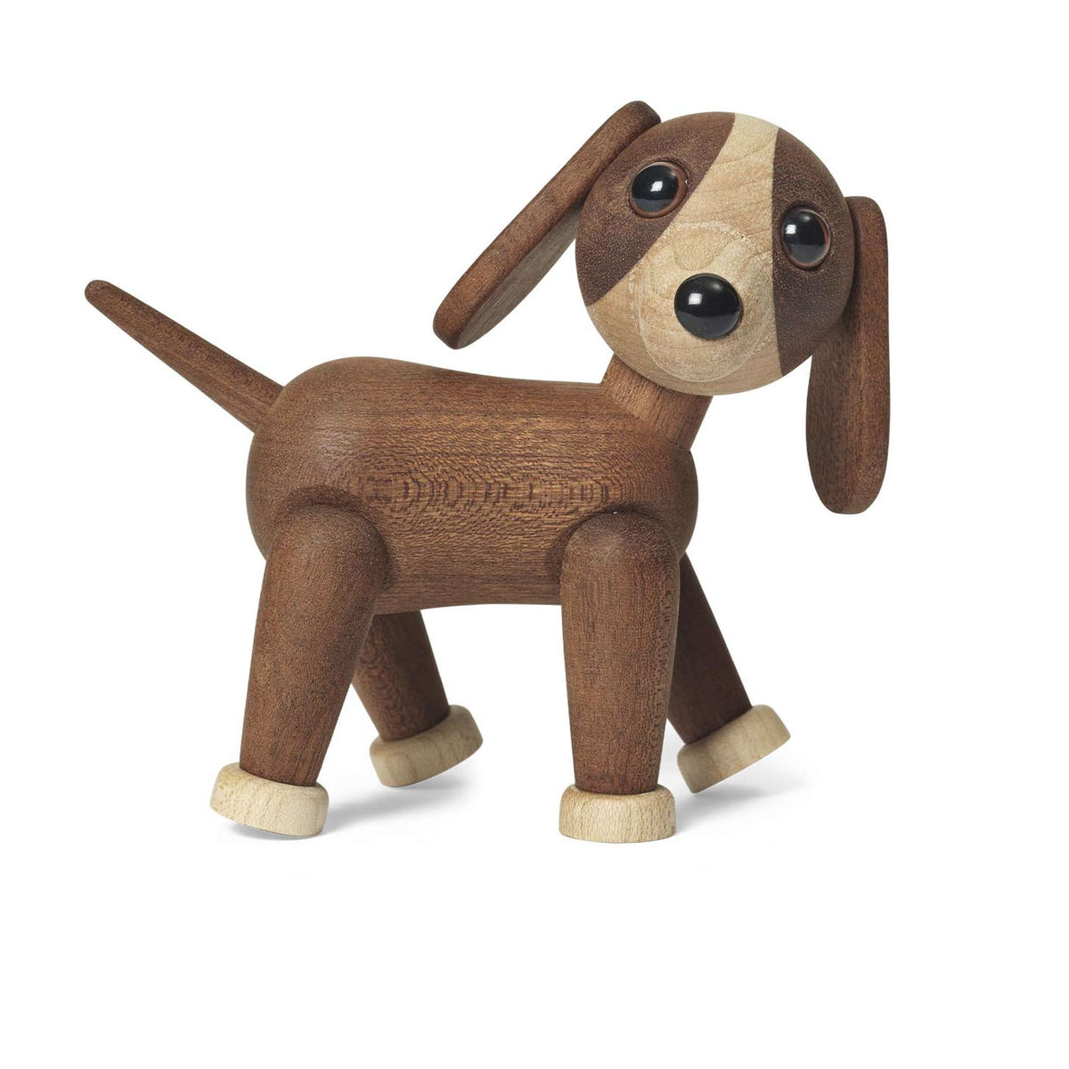 Holzhund Twix – Mahagoni · 11 cm | Spring Copenhagen