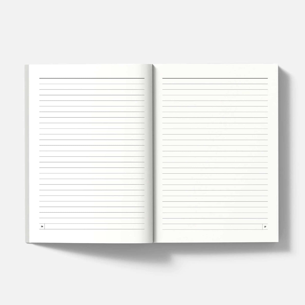 FLIPFLOP NOTEBOOK - Liniertes Notizbuch - A5 & 144 Seiten | nolki