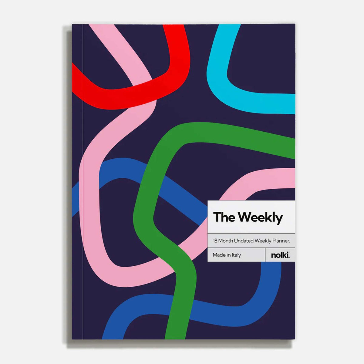 THE WEEKLY MIDNIGHT - timeless Weekly Planner covering 18 months - A5 & 184 pages | nolki