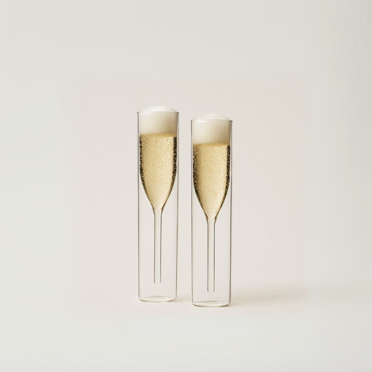 インサイドアウトグラス　INSIDE OUT CHAMPAGNE GLASSES INSIDEOUT Collection - Champagne Glasses - Set of 2 - 100ml | byAMT Al