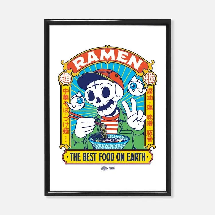 BEST FOOD - Ramen Poster - 40x50 cm | Yeaaah! Studio