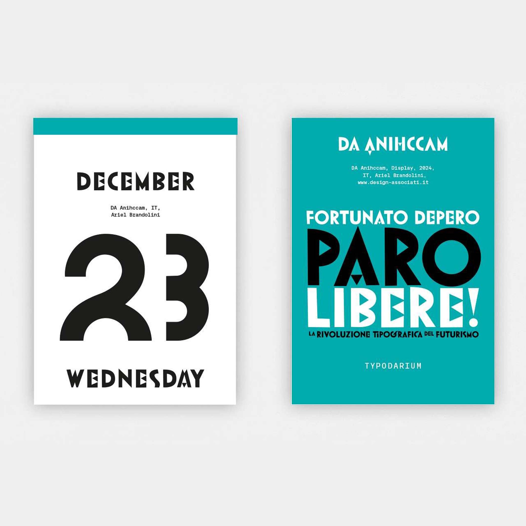 TYPODARIUM - Abreißkalender 2026 | Hermann Schmidt Verlag