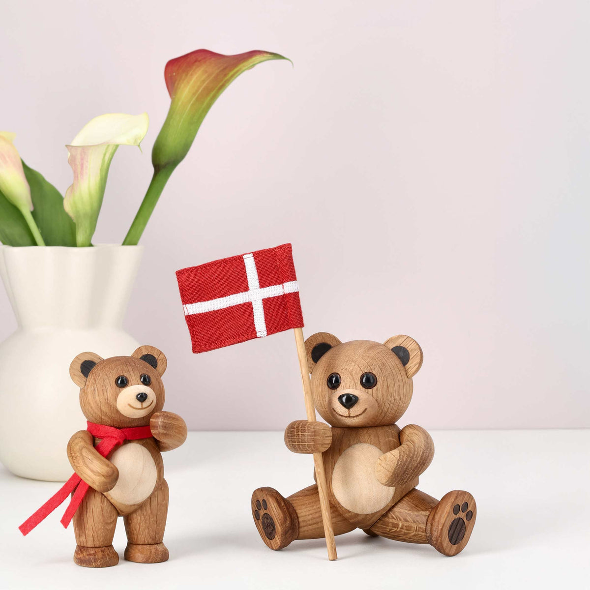 Wooden Teddy Bear Sneeze – Oak · 10 cm | Spring Copenhagen