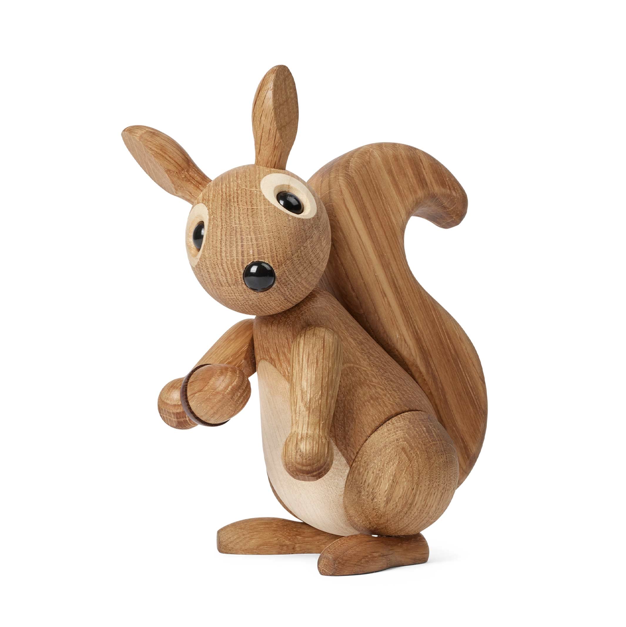 HONEY - großes Eichhörnchen - hölzerne Dekofigur 19 cm hoch | Chresten Sommer | Spring Copenhagen