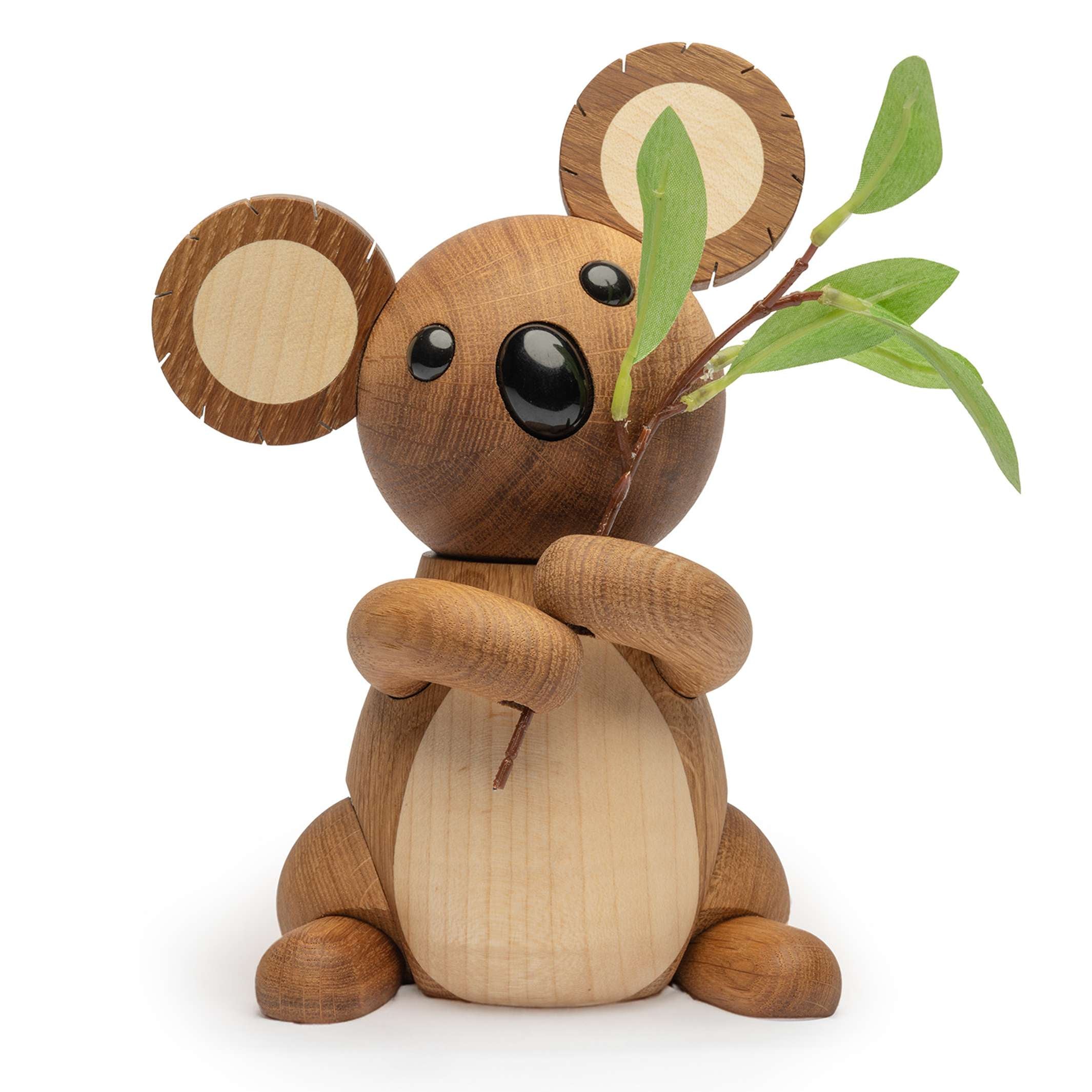 AUSSIE - mittelgroßer Koala -hölzerne Dekofigur 18 cm hoch | Chresten Sommer | Spring Copenhagen