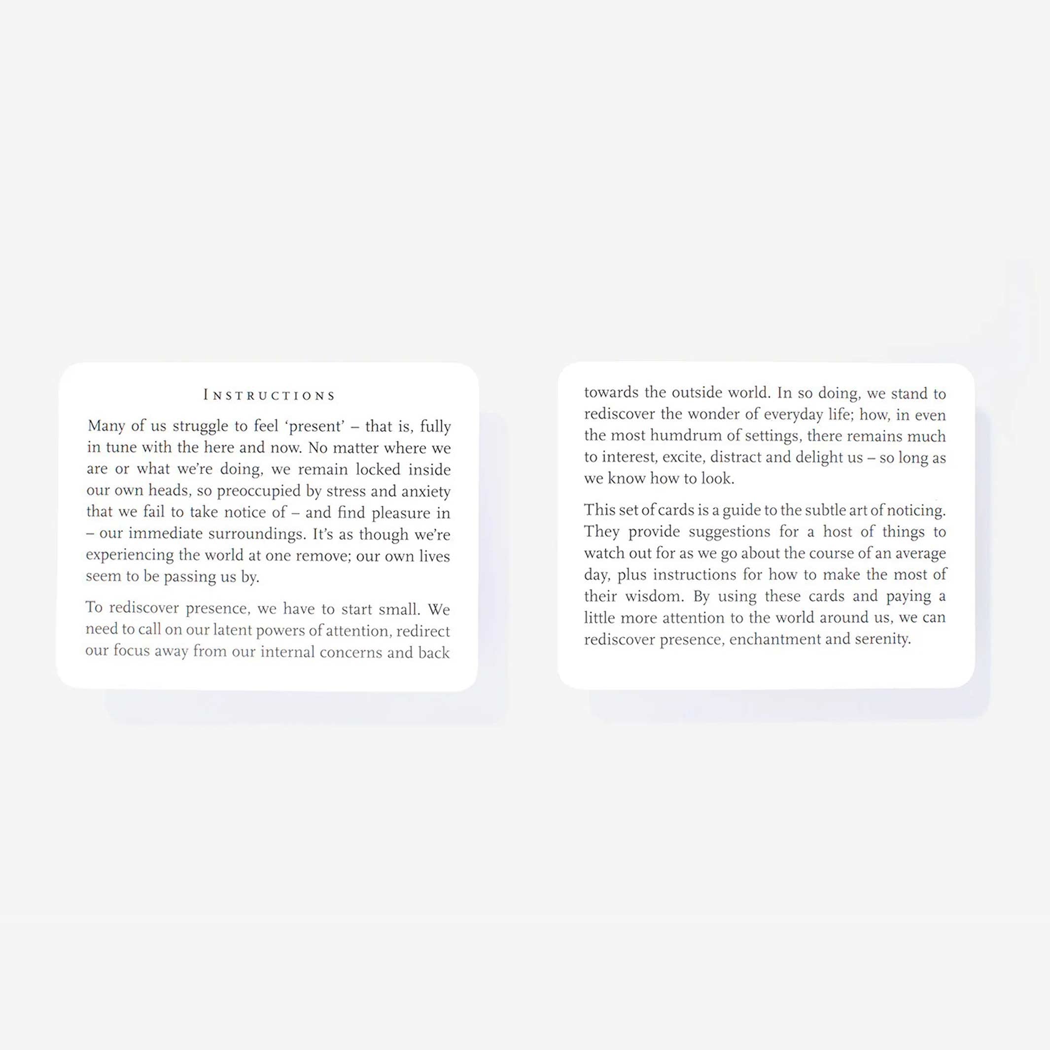 EVERYDAY WONDER - Card set with 60 cards - English Edition | The School of Life