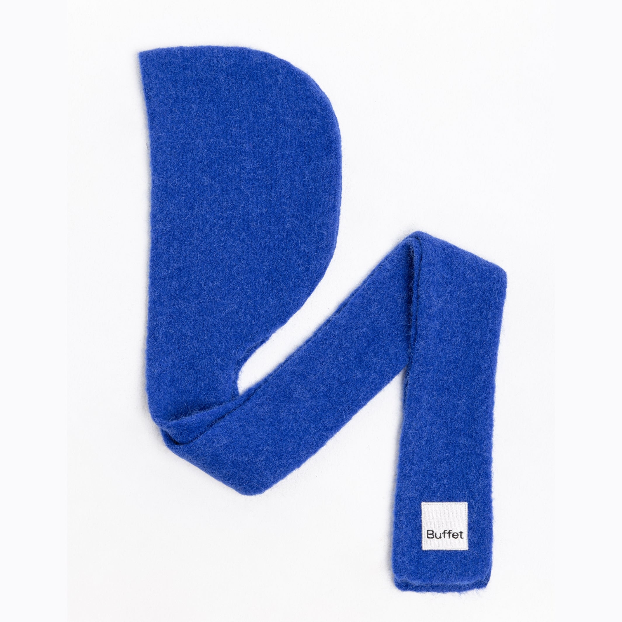 ALPACA - Balaclava with scarf - Royal Blue | Buffet Clothing