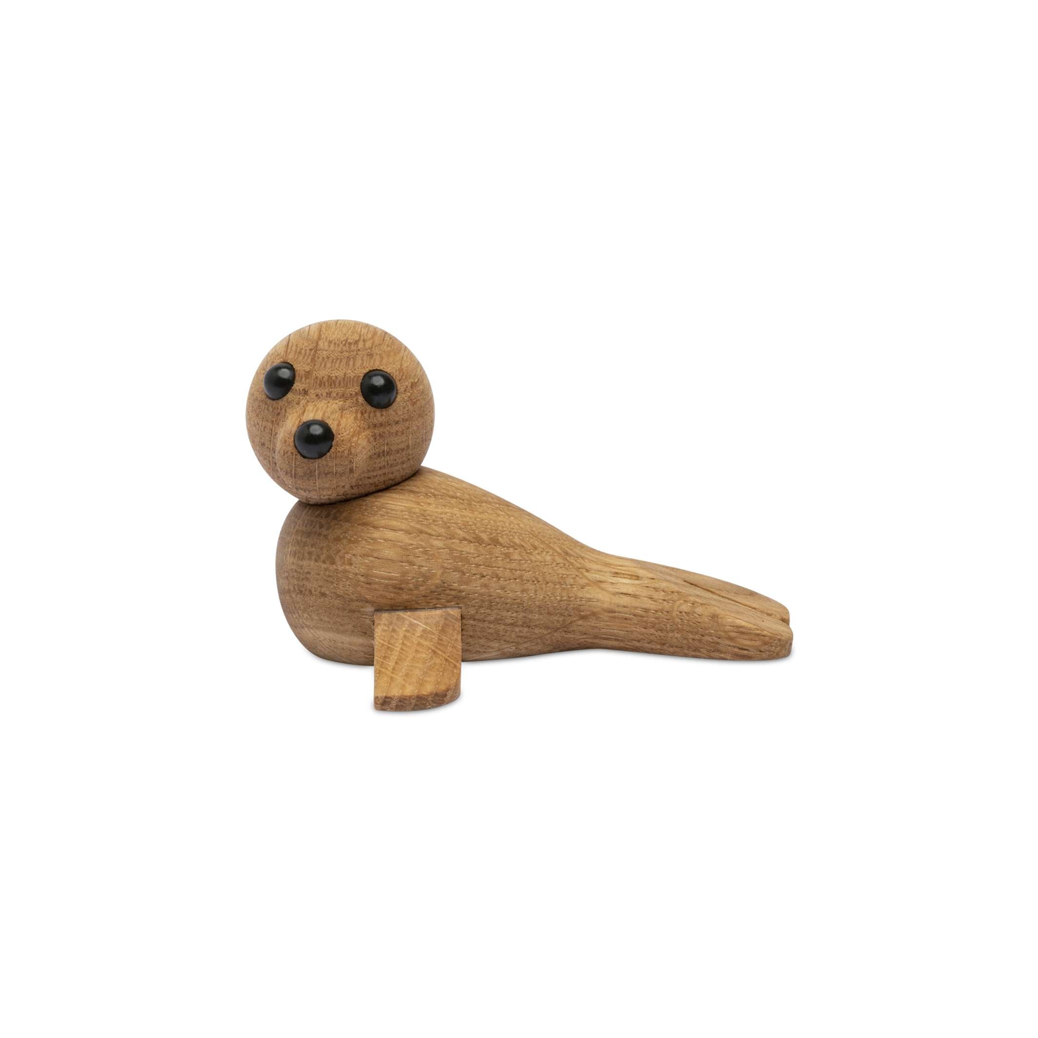 MINI SEAL - Kleinste Robbe - Holz-Dekofigur | Chresten Sommer | Spring Copenhagen