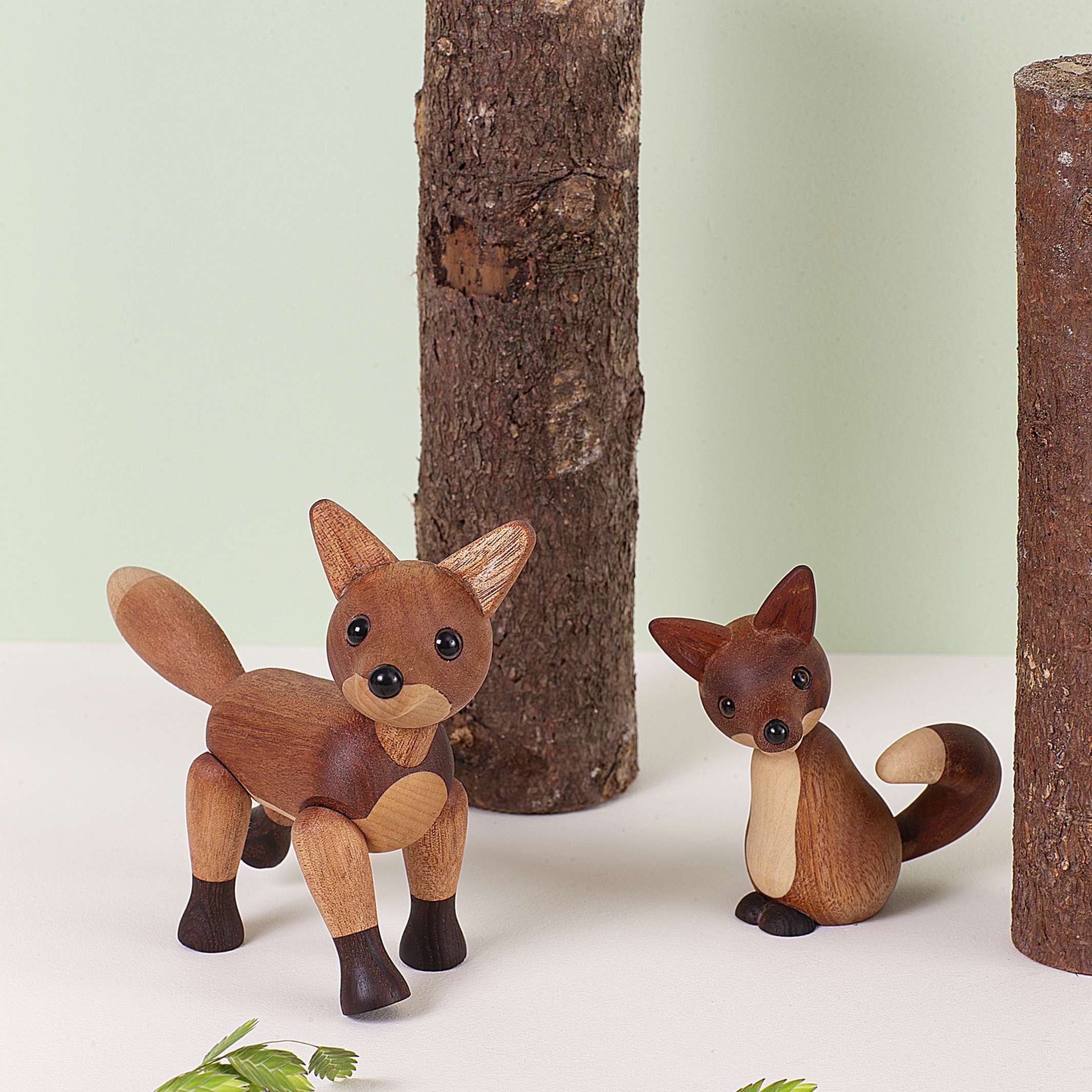 FOXY - listiger Fuchs - Holz-Dekofigur | Chresten Sommer | Spring Copenhagen