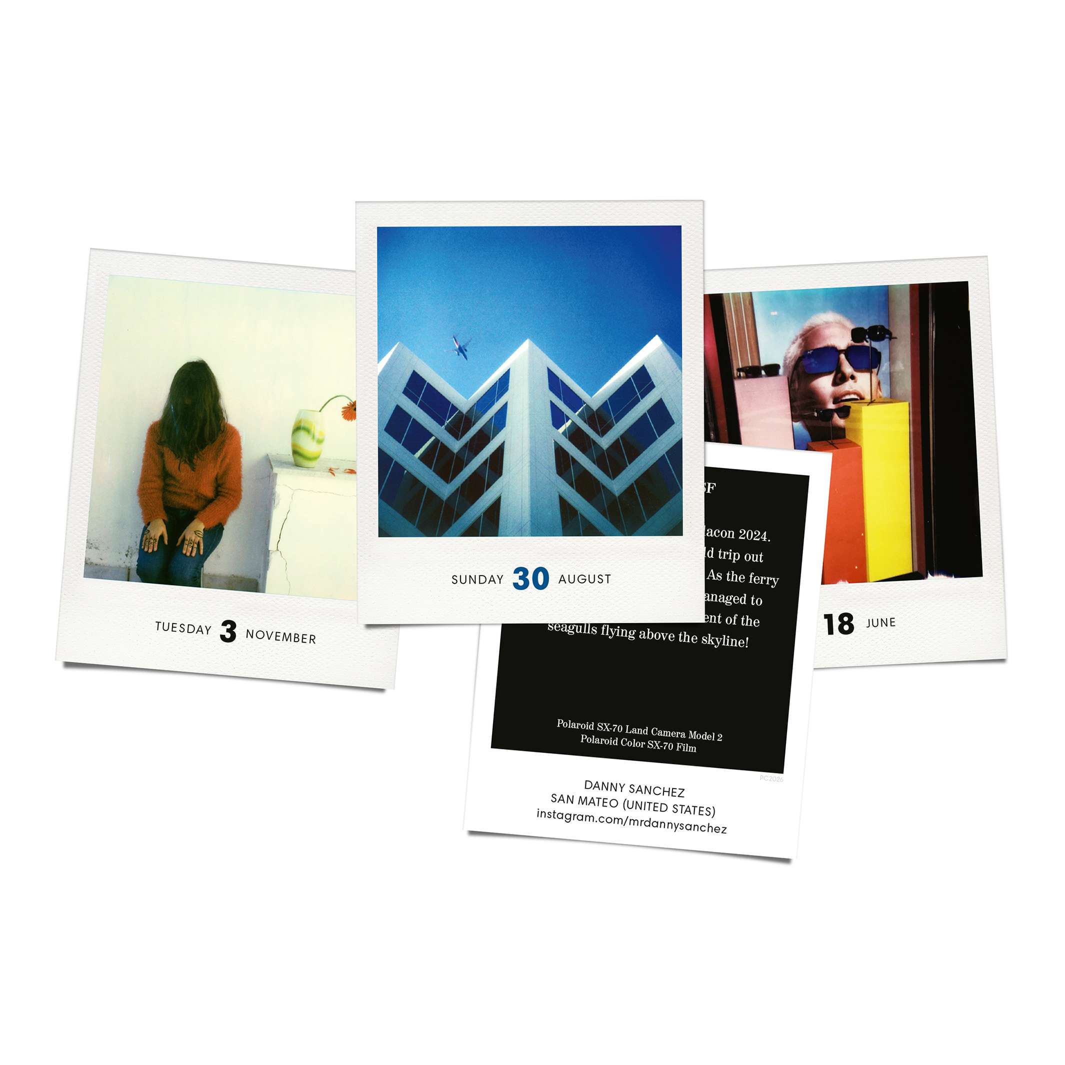 PHOTODARIUM 2026 - Polaroid Tages‑Abreiß-Kalender - 9x11 cm | seltmann+söhne