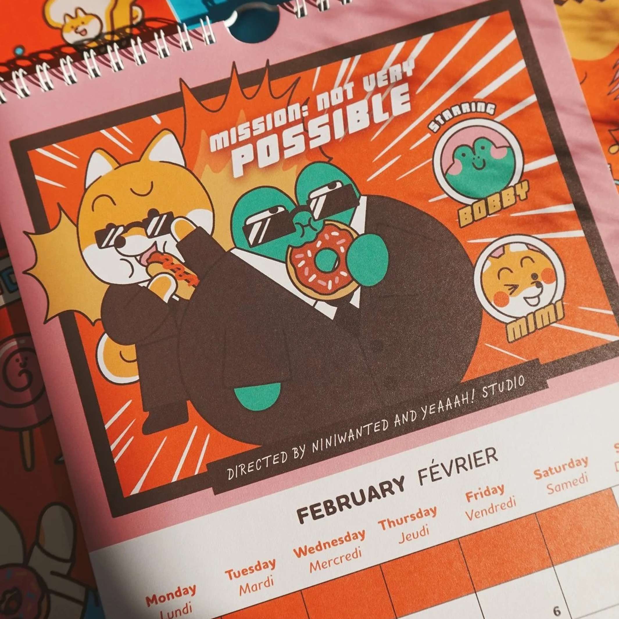 CALENDAR 2026 - Wandkalender Yeaaah! Studio x Niniwanted | Yeaaah! Studio