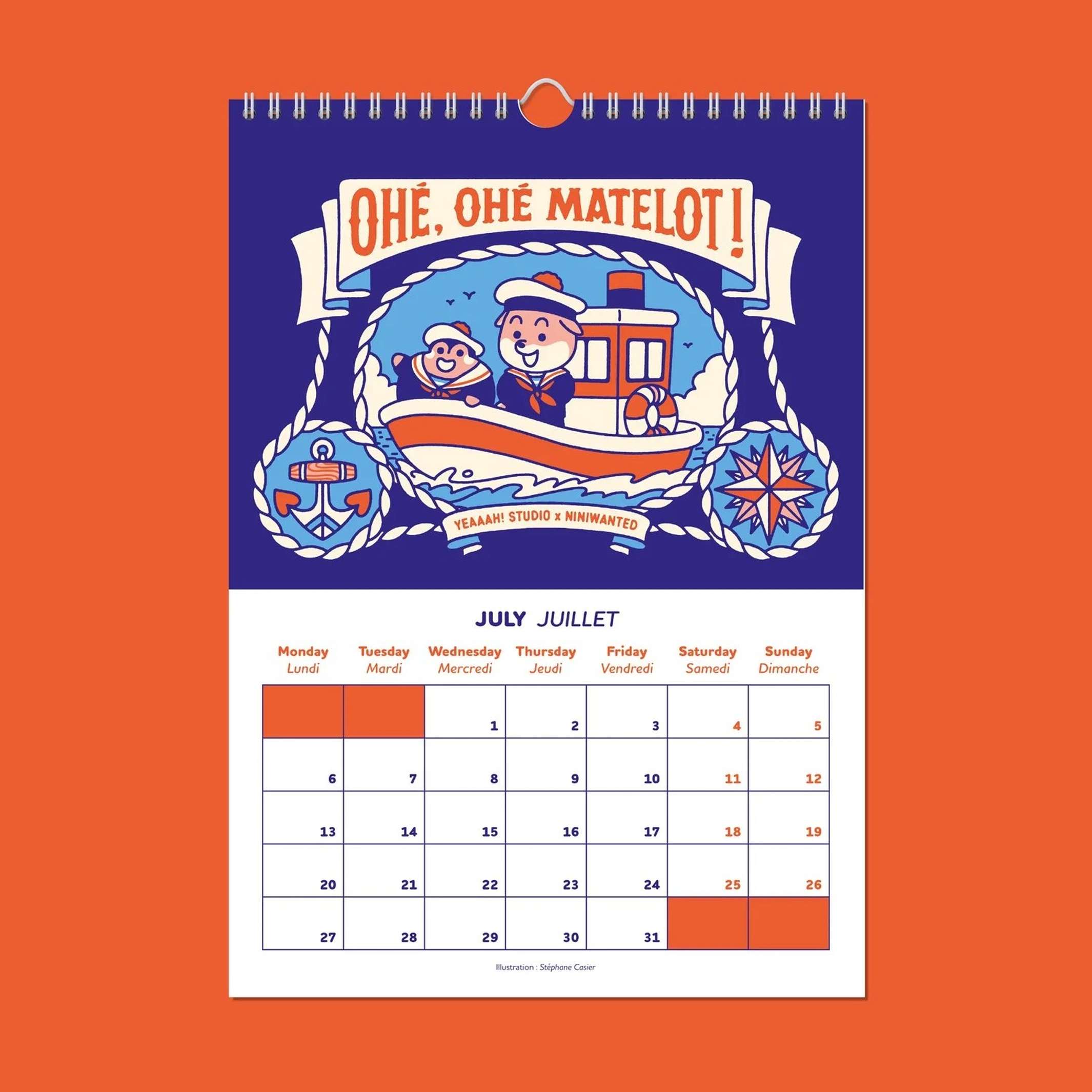 CALENDAR 2026 - Wandkalender Yeaaah! Studio x Niniwanted | Yeaaah! Studio