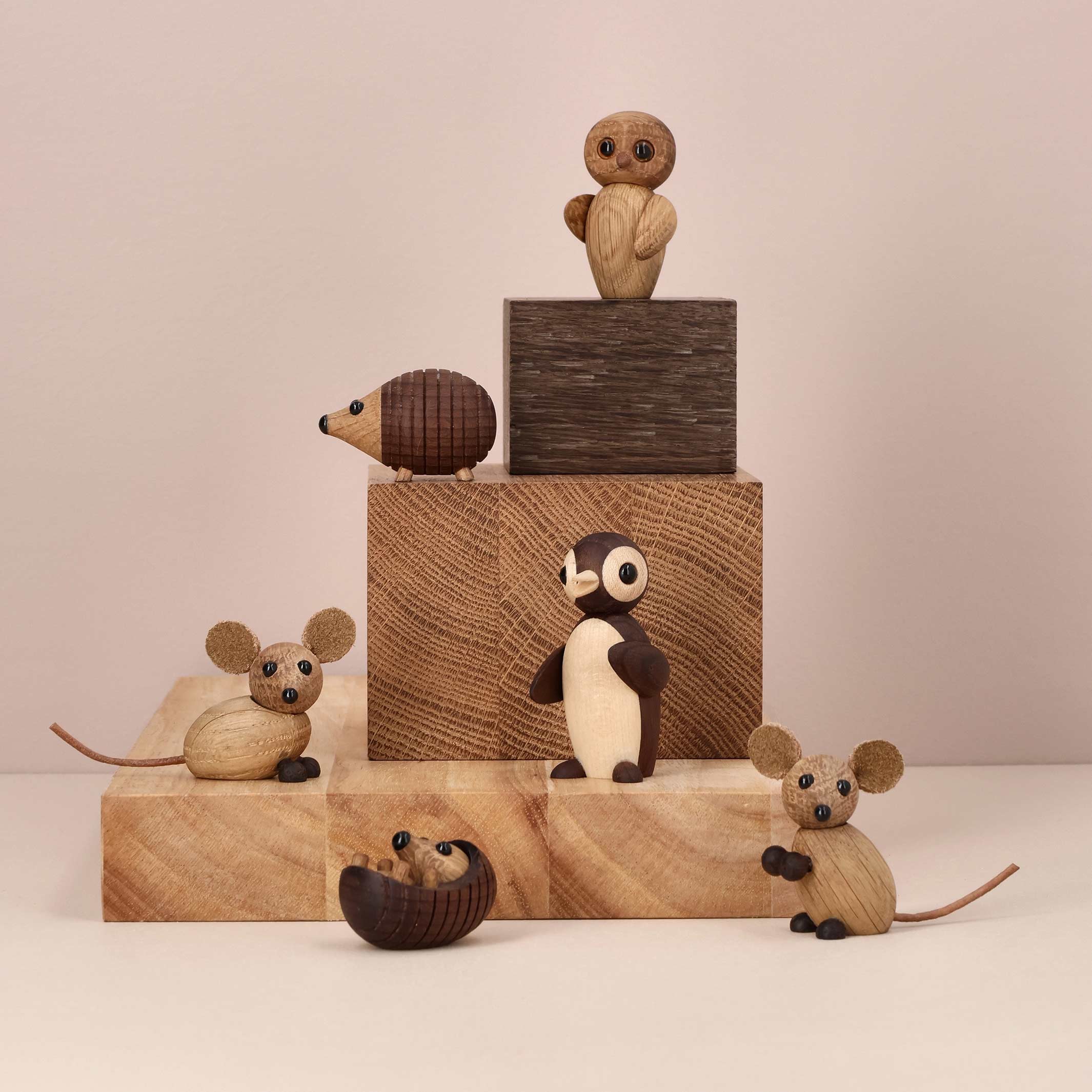Holzpinguin Frost Mini – Eiche · 6 cm | Spring Copenhagen