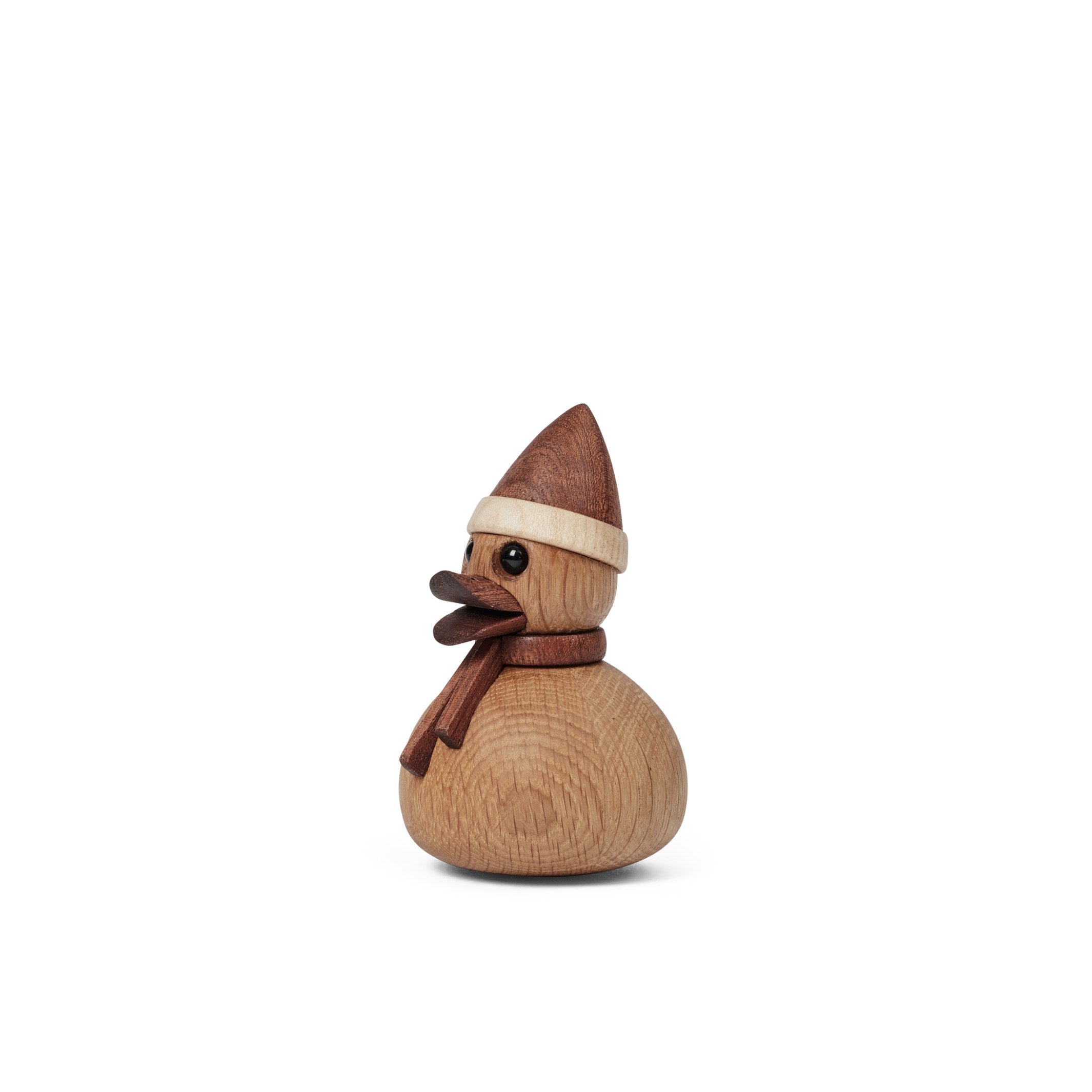 DUCKIE - Holz-Weihnachtsdeko-Entchen - Stehaufmännchen 9 cm hoch | Thor Høy | Spring Copenhagen