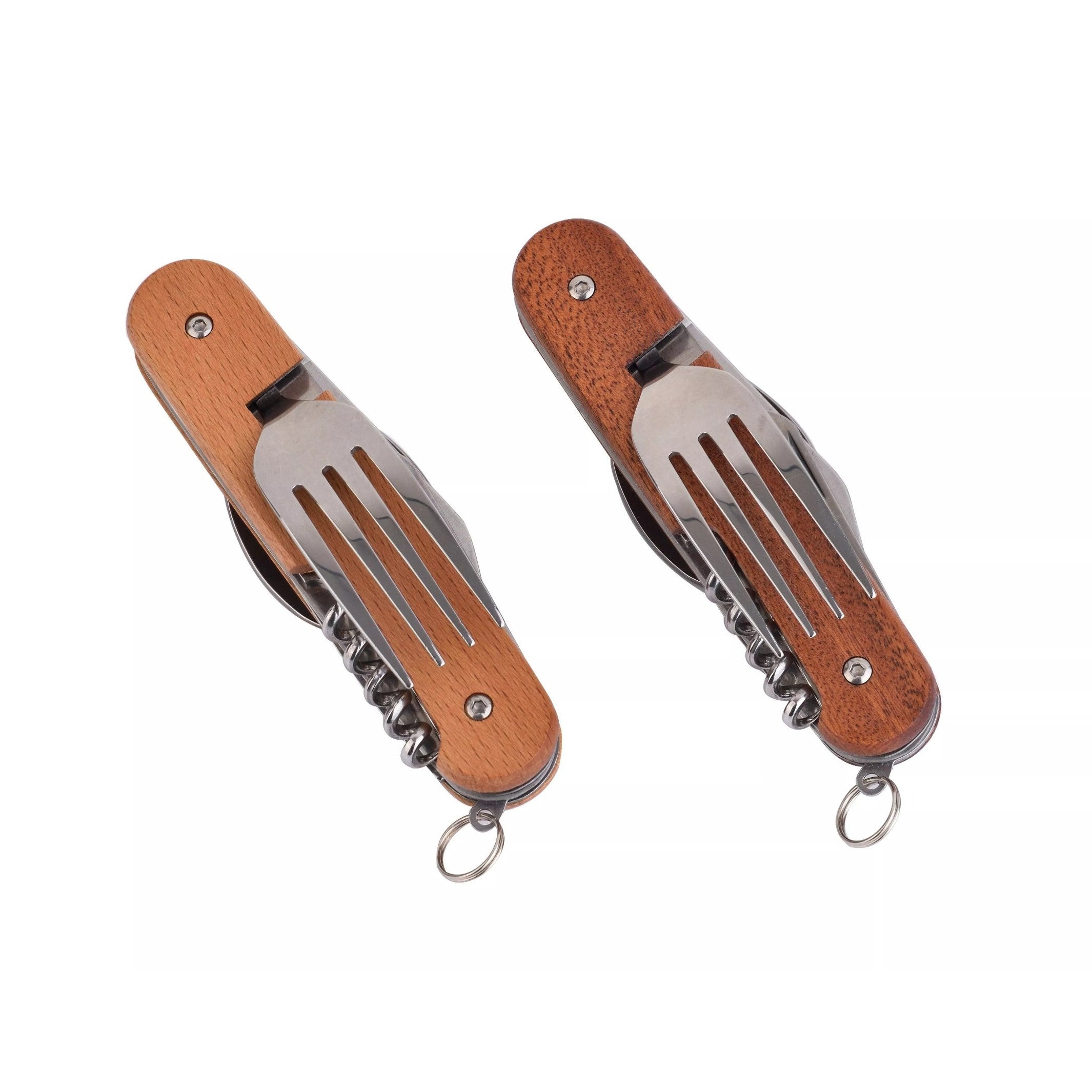 COUVERTS PLIABLES CAMPING - Set aus 2 faltbaren Multifunktionsbestecken | Laguiole