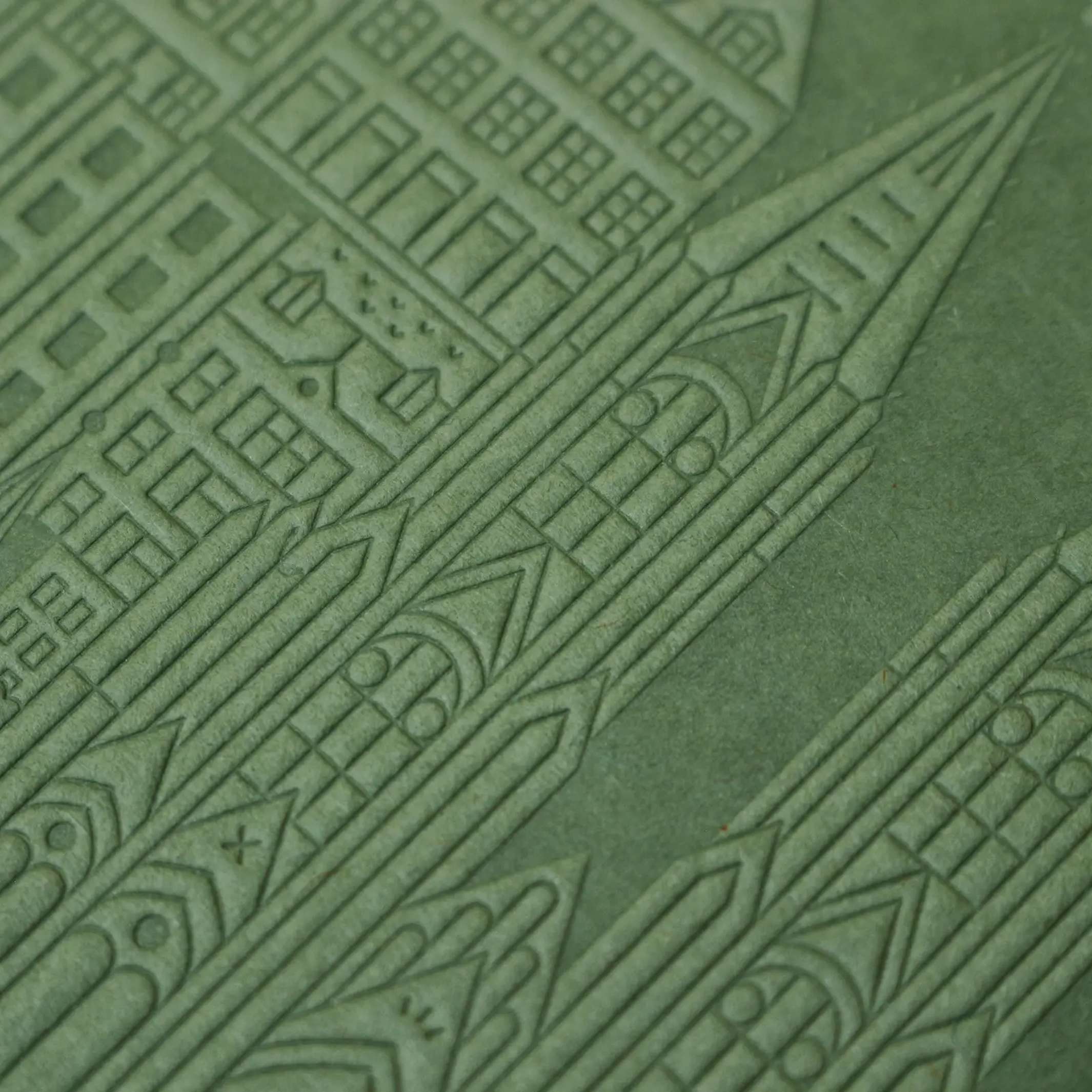 KÖLN NOTEBOOK - grünes Notizbuch - 18x13 cm & 128 Seiten | the city works