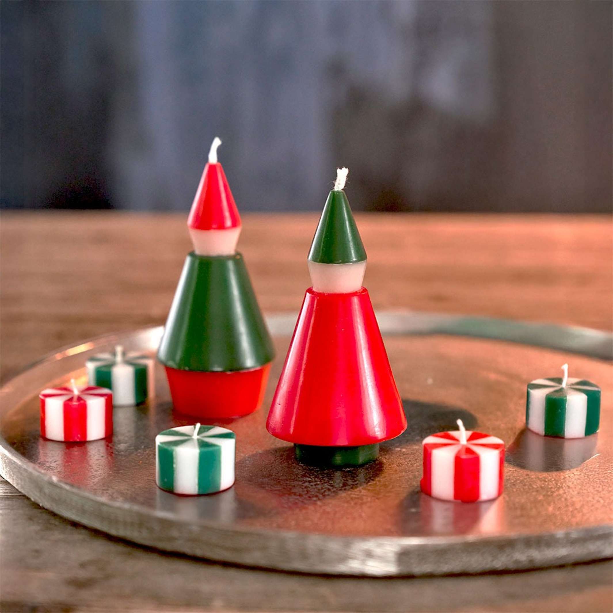 LITTLE ONES - Elf Christmas candle set - approx. 9 cm tall. | Not the girl who misses much