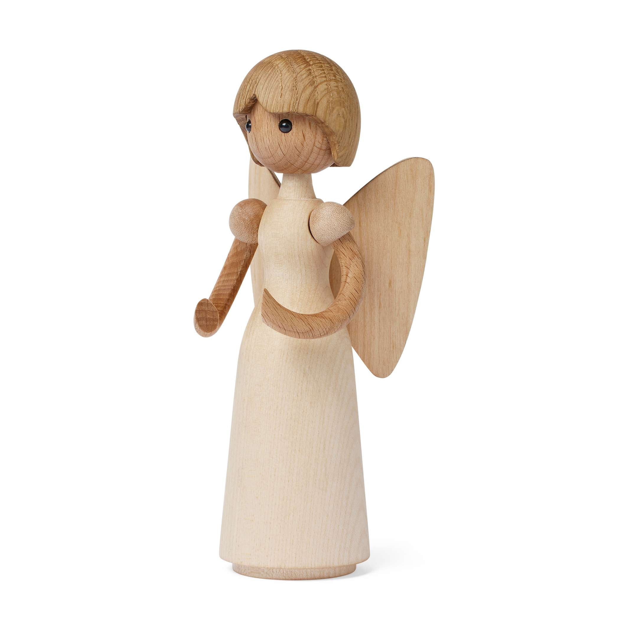 GLORIA - mittelgroßer Holz-Engel - Dekofigur ca. 15 cm hoch | Chresten Sommer | Spring Copenhagen