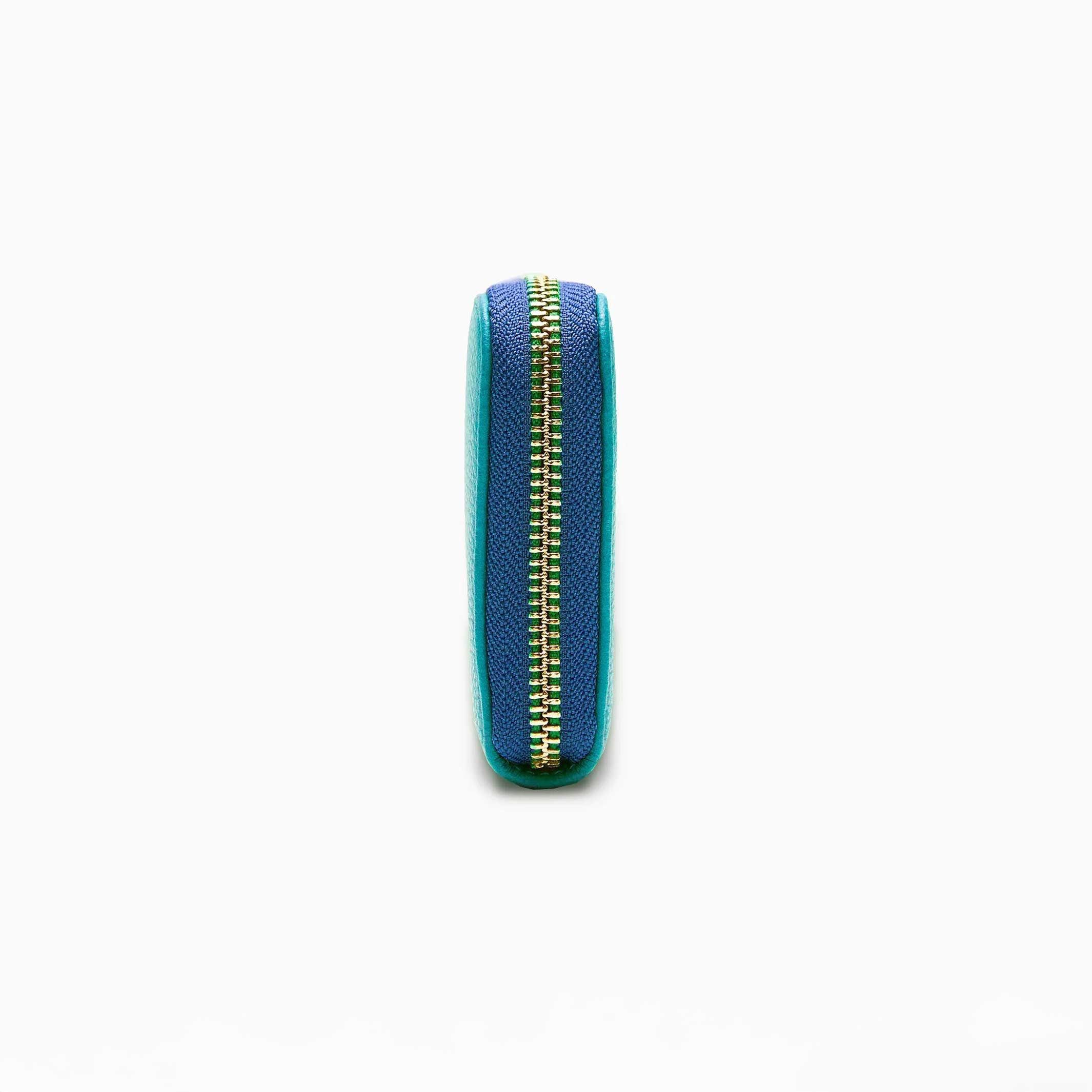 ETTA - Azure blue Leather Purse | farans