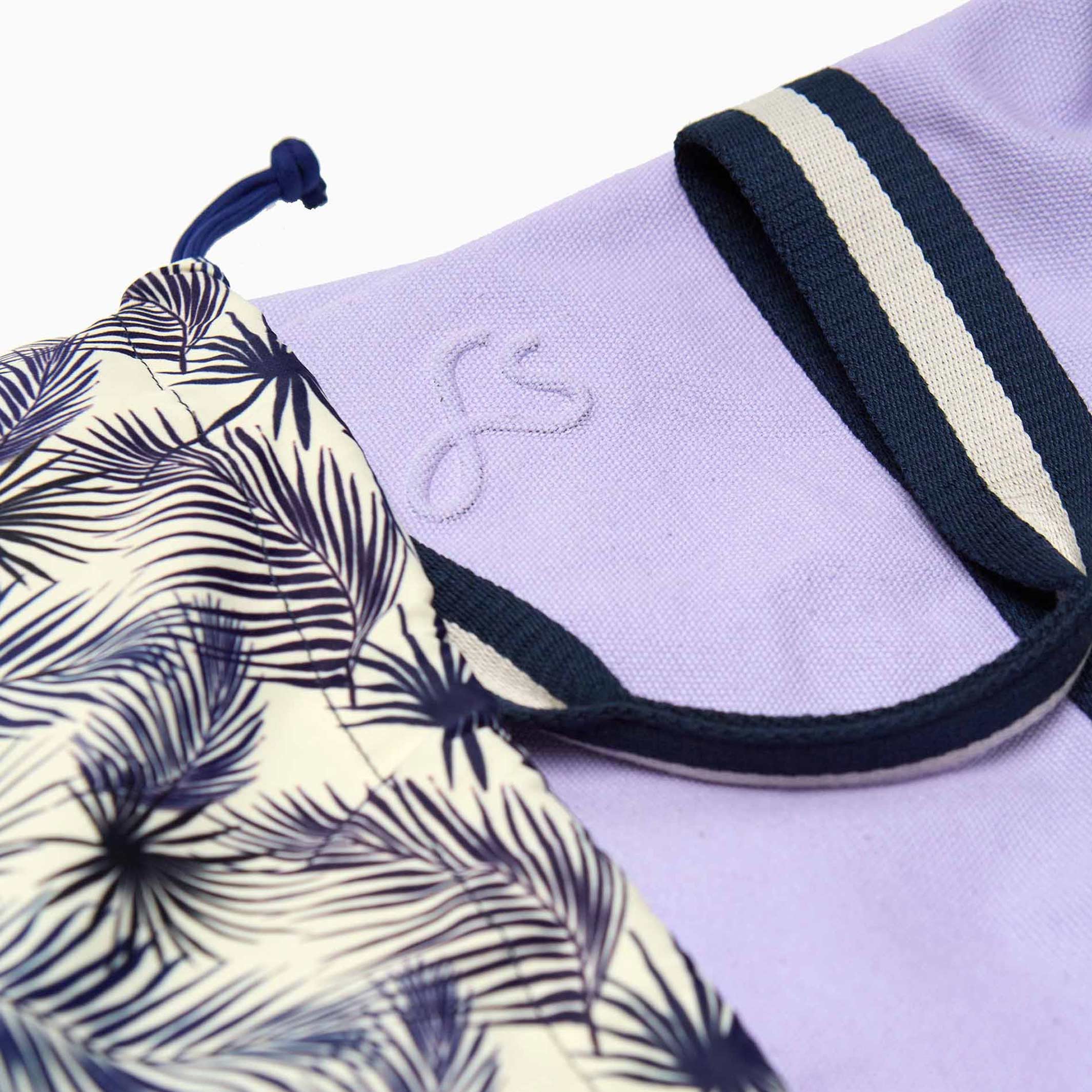 BODHI EXPLORER DUFFLE BAG - Lilac Travel Bag - recycled canvas 51 cm | farans