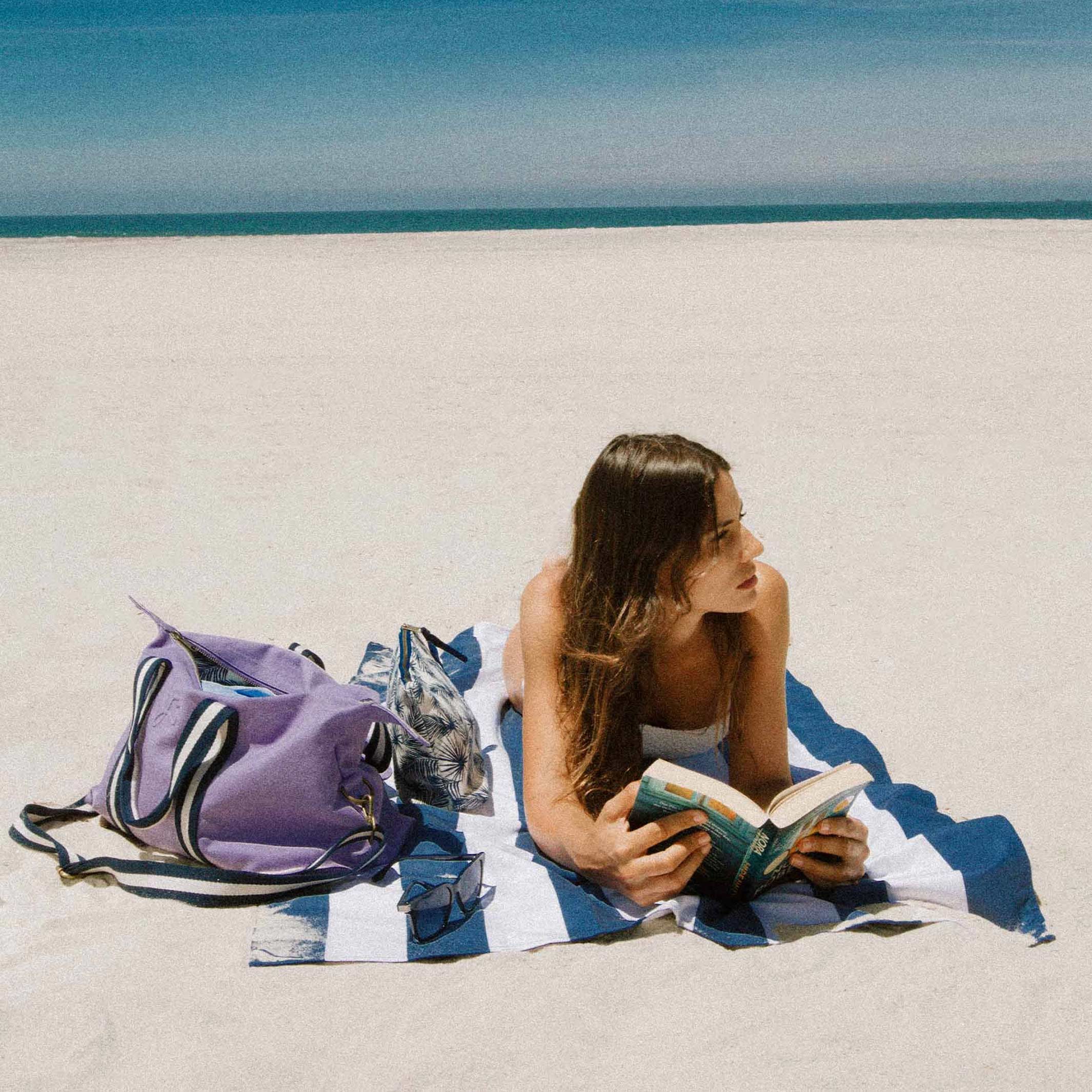 BODHI EXPLORER DUFFLE BAG - Lilac Travel Bag - recycled canvas 51 cm | farans