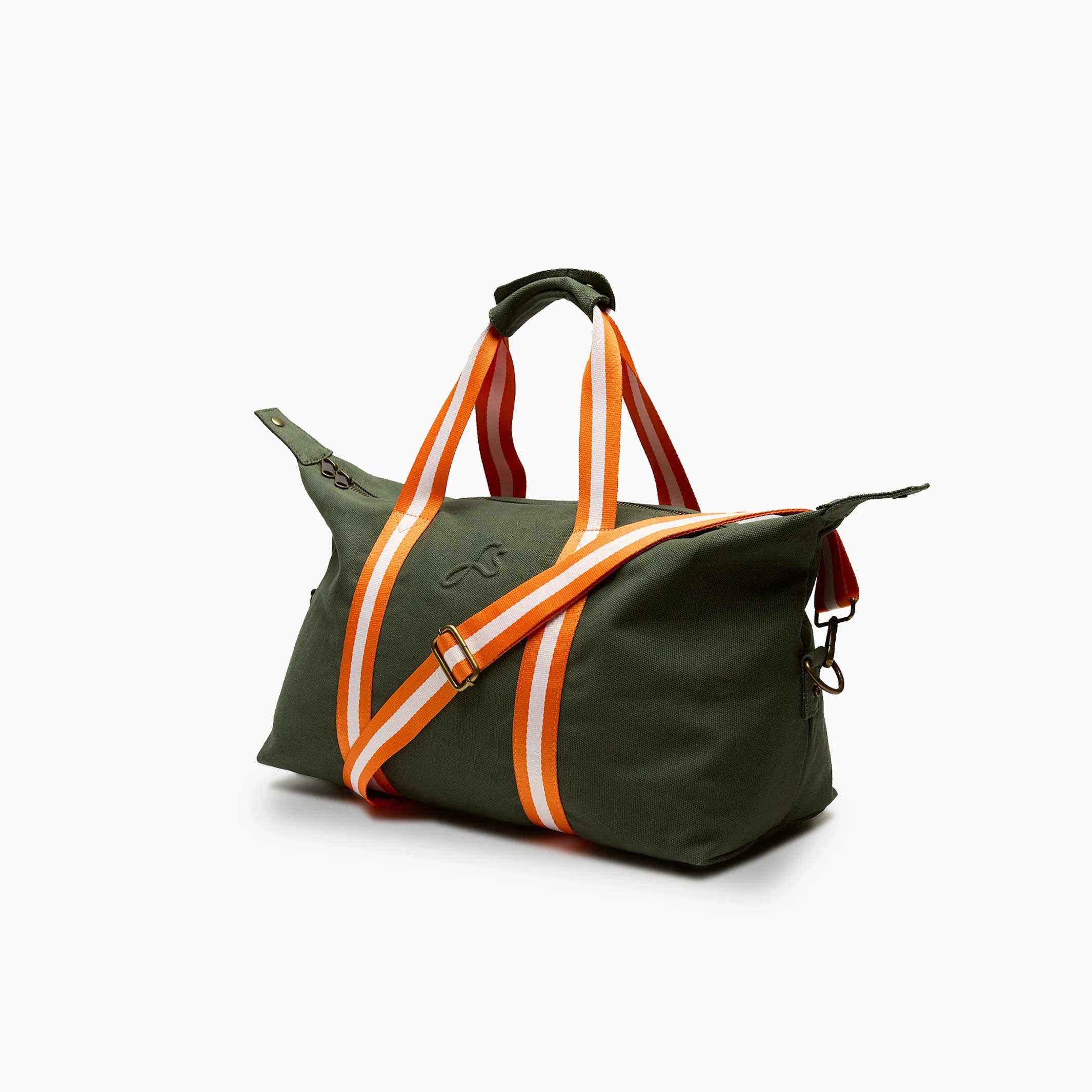 BODHI EXPLORER DUFFLE BAG - Olive green Travel Bag - recycled canvas 51 cm | farans