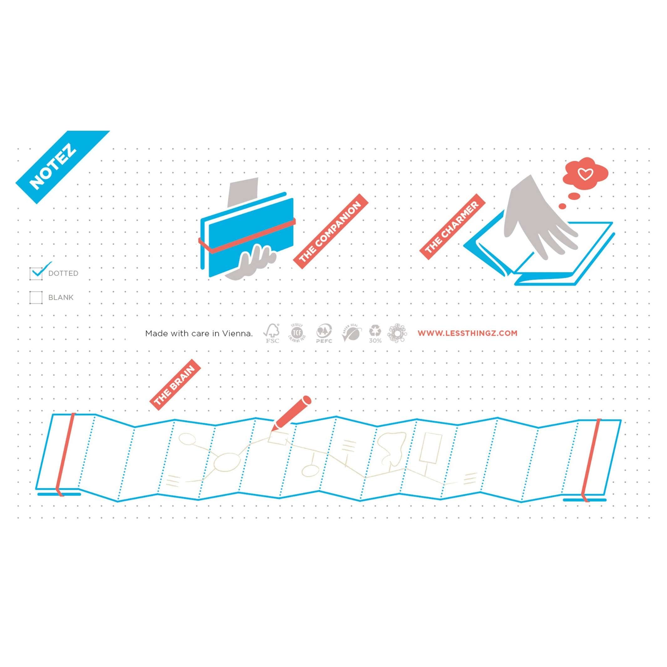 NOTEZ - Notebook - dotted | Less Thingz