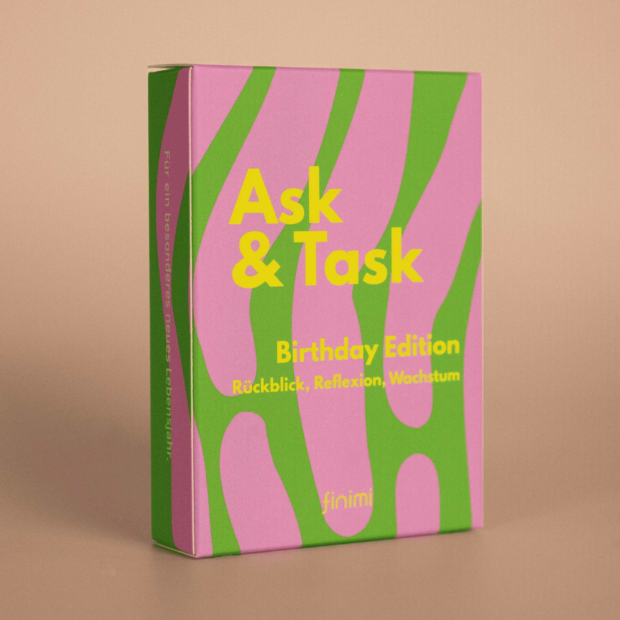 ASK & TASK BIRTHDAY EDITION - Kartenset für Geburtstagskinder - Deutsch | Finimi