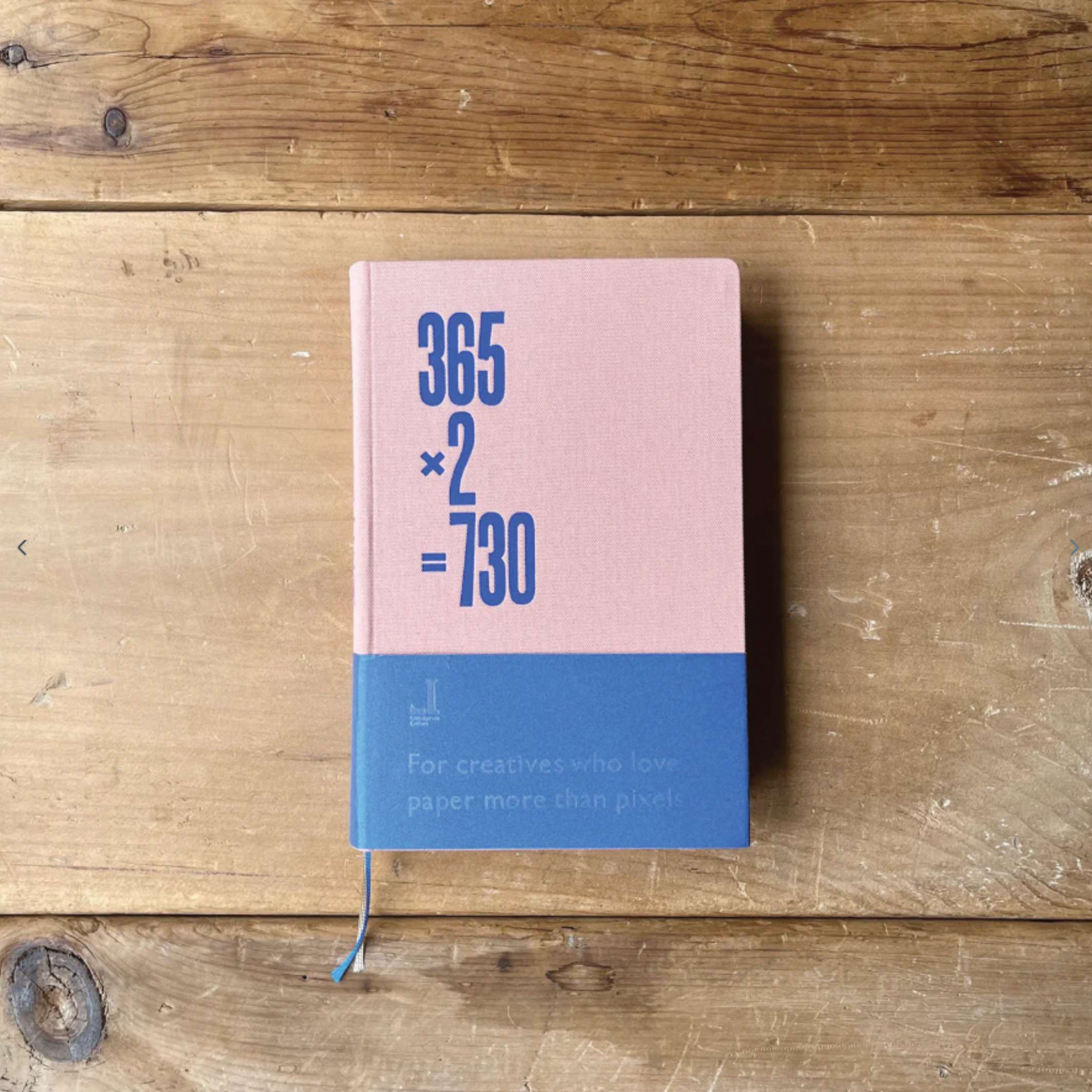 Notebook 365×2 Rose Pink – Letterpress, A5, 2 Years | Tomigaya