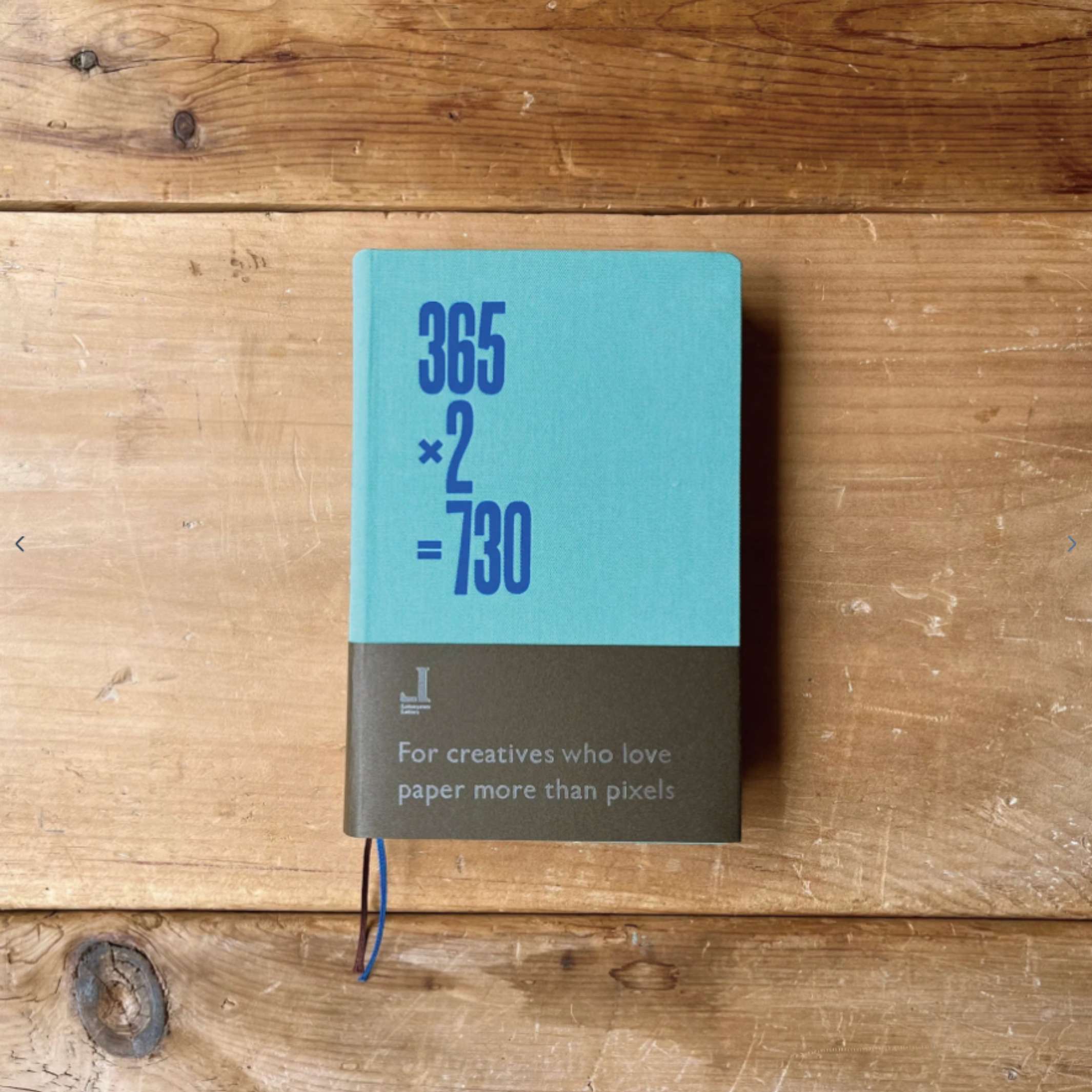 Notebook 365×2 Mint – Letterpress, A5, 2 Years | Tomigaya