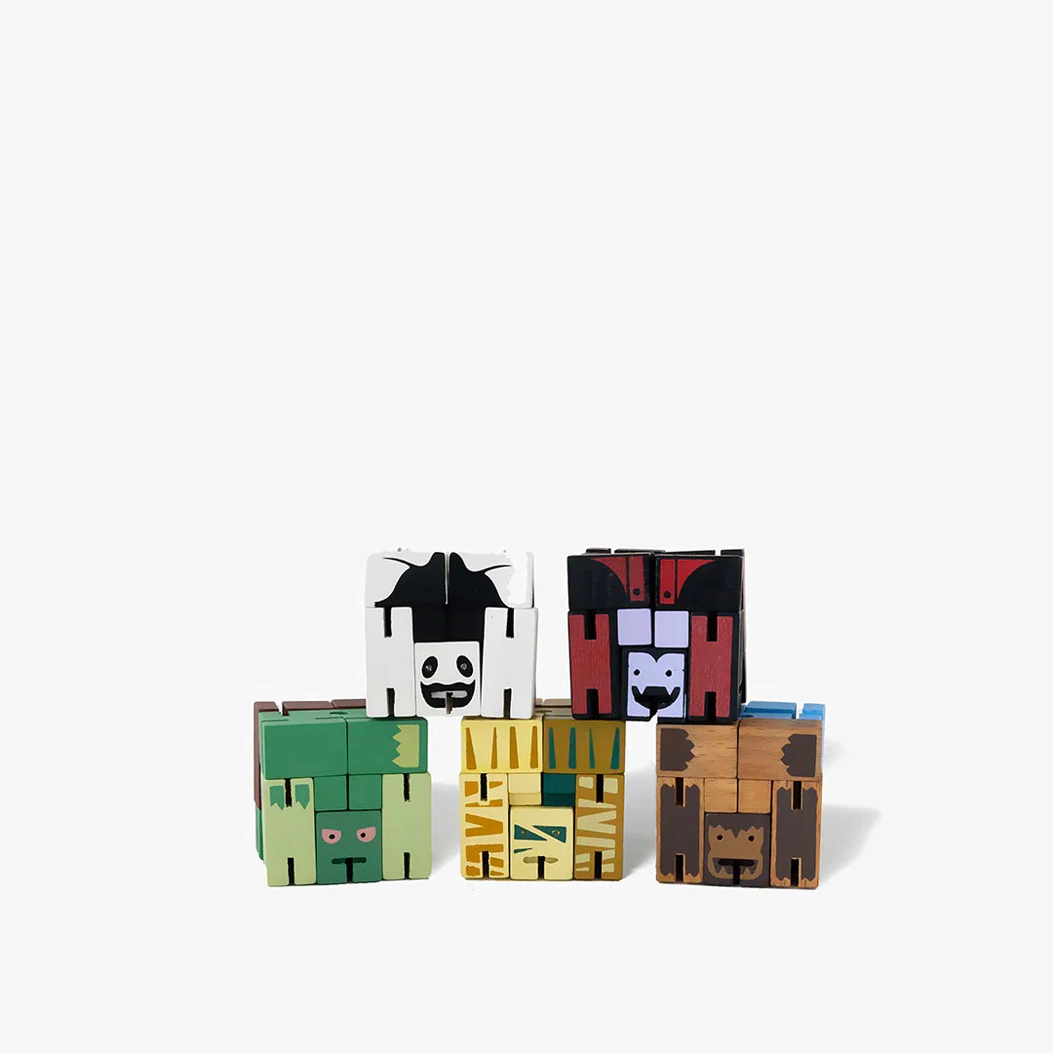 CUBEBOT® SUPERNATURAL ZOMBIE - Micro 3D Puzzle Roboter | David Weeks | Areaware