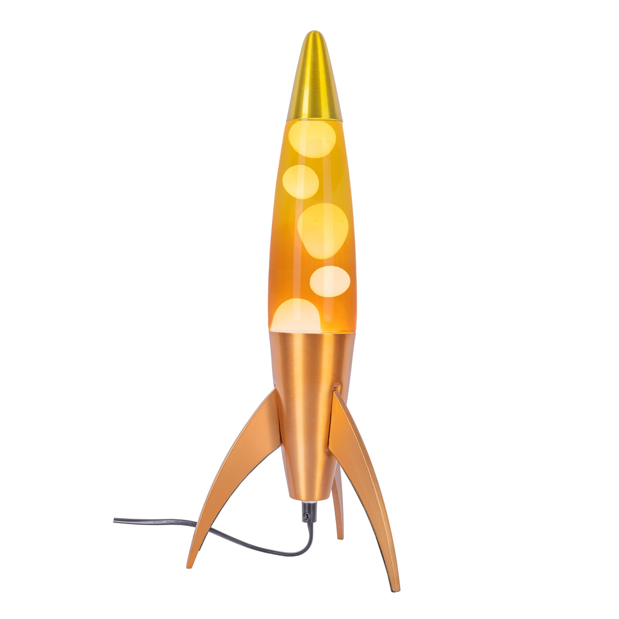 Lava Lamp Rocket – Orange Gradient · 45 cm | Fisura