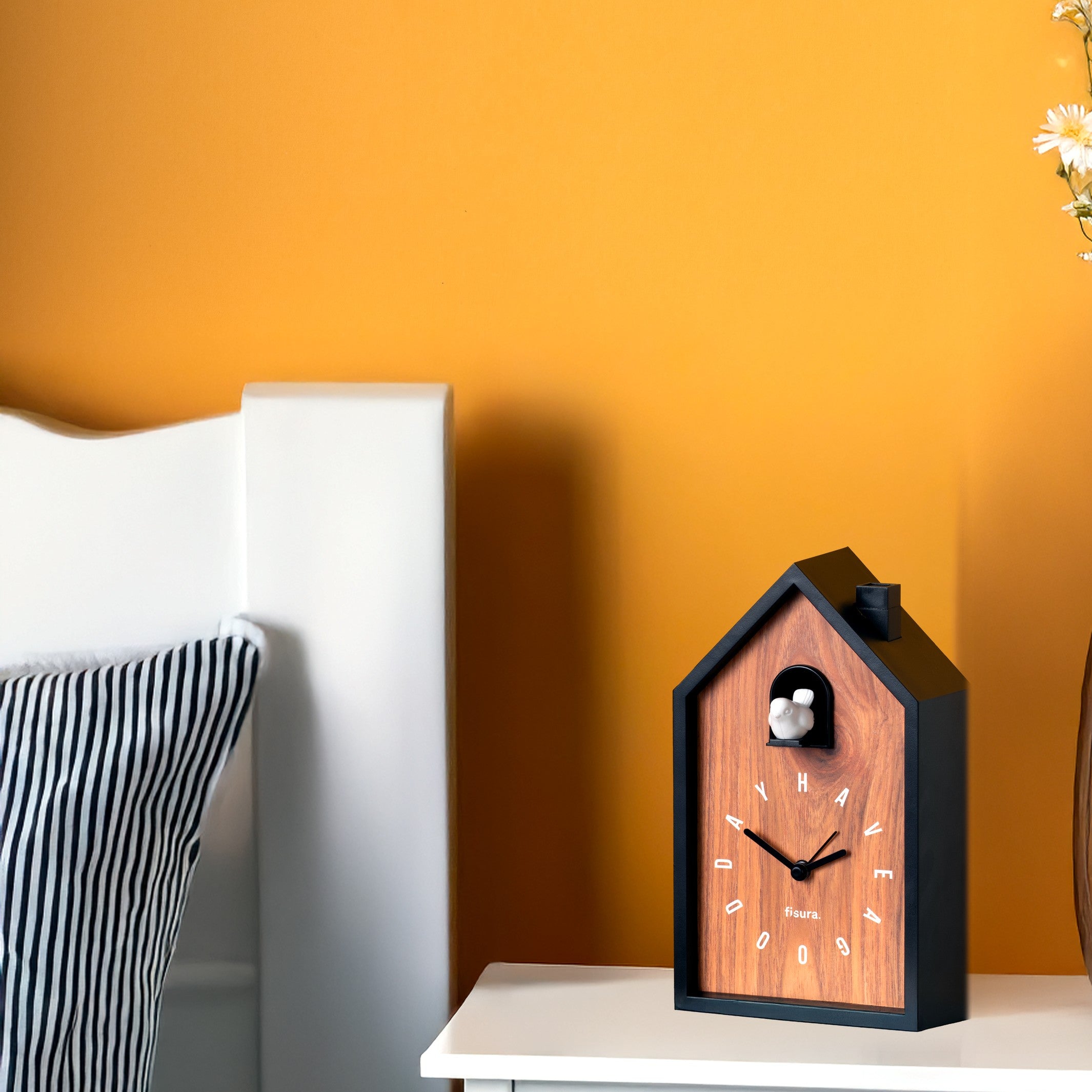 Alarm Clock Cuckoo House – Wood, Have a Good Day – Ambiente 1 | Fisura