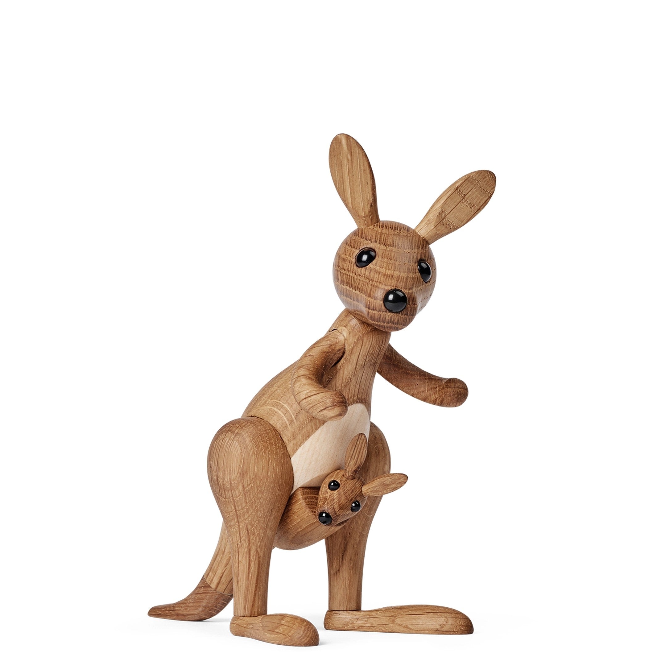 Wooden Kangaroo Sydney – 16.5 cm · Animal Figure | Spring Copenhagen · Desk Decor